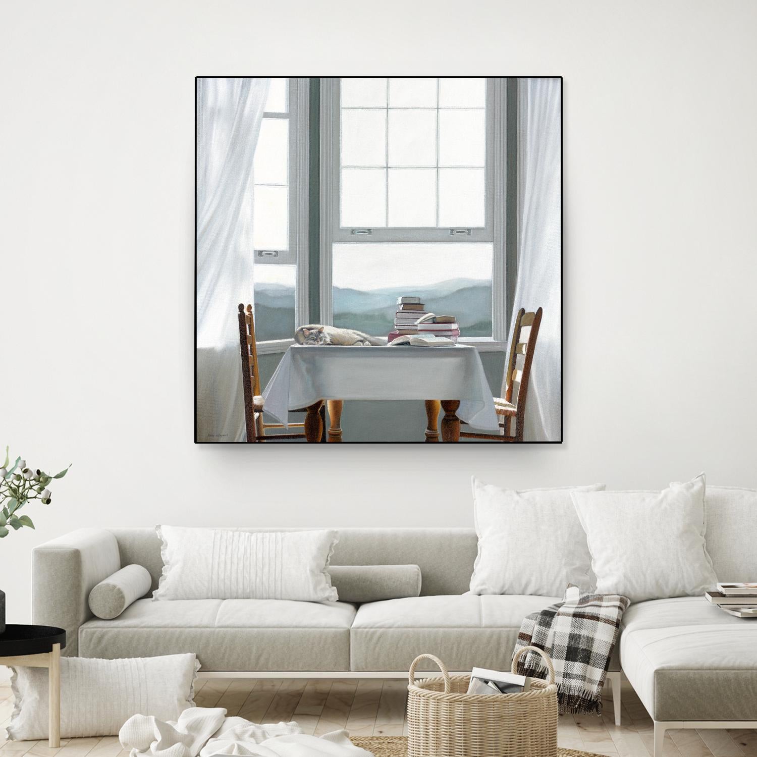 Accidental Scholar by Karen Hollingsworth on GIANT ART - multi floral/still life, landscapes, animals, cats, windows