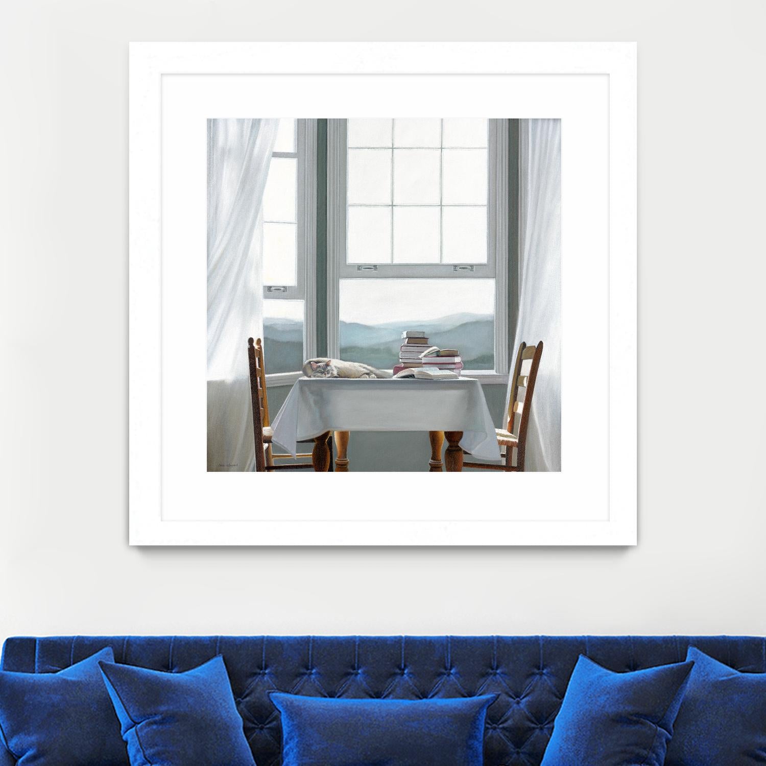 Accidental Scholar by Karen Hollingsworth on GIANT ART - multi floral/still life, landscapes, animals, cats, windows