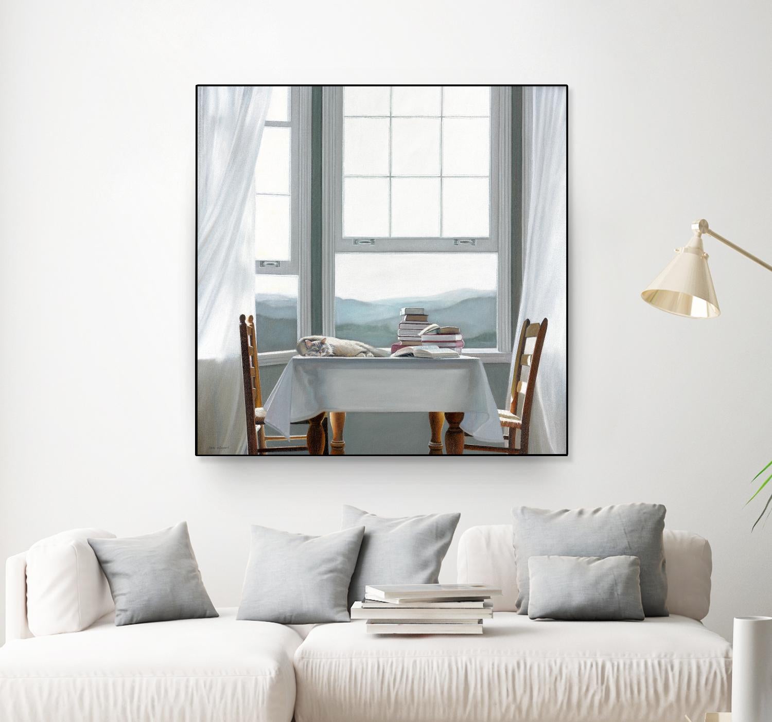 Accidental Scholar by Karen Hollingsworth on GIANT ART - multi floral/still life, landscapes, animals, cats, windows