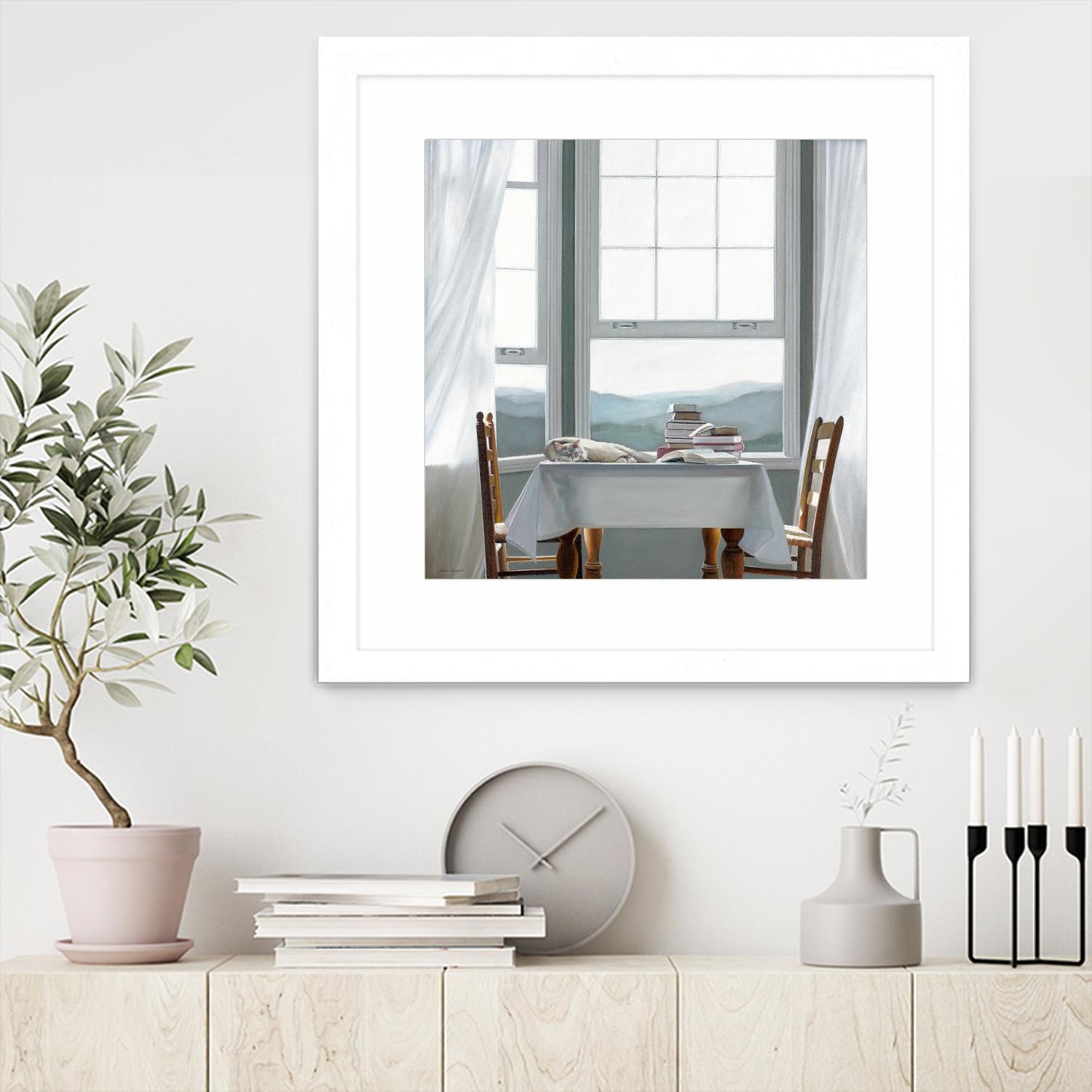 Accidental Scholar by Karen Hollingsworth on GIANT ART - multi floral/still life, landscapes, animals, cats, windows