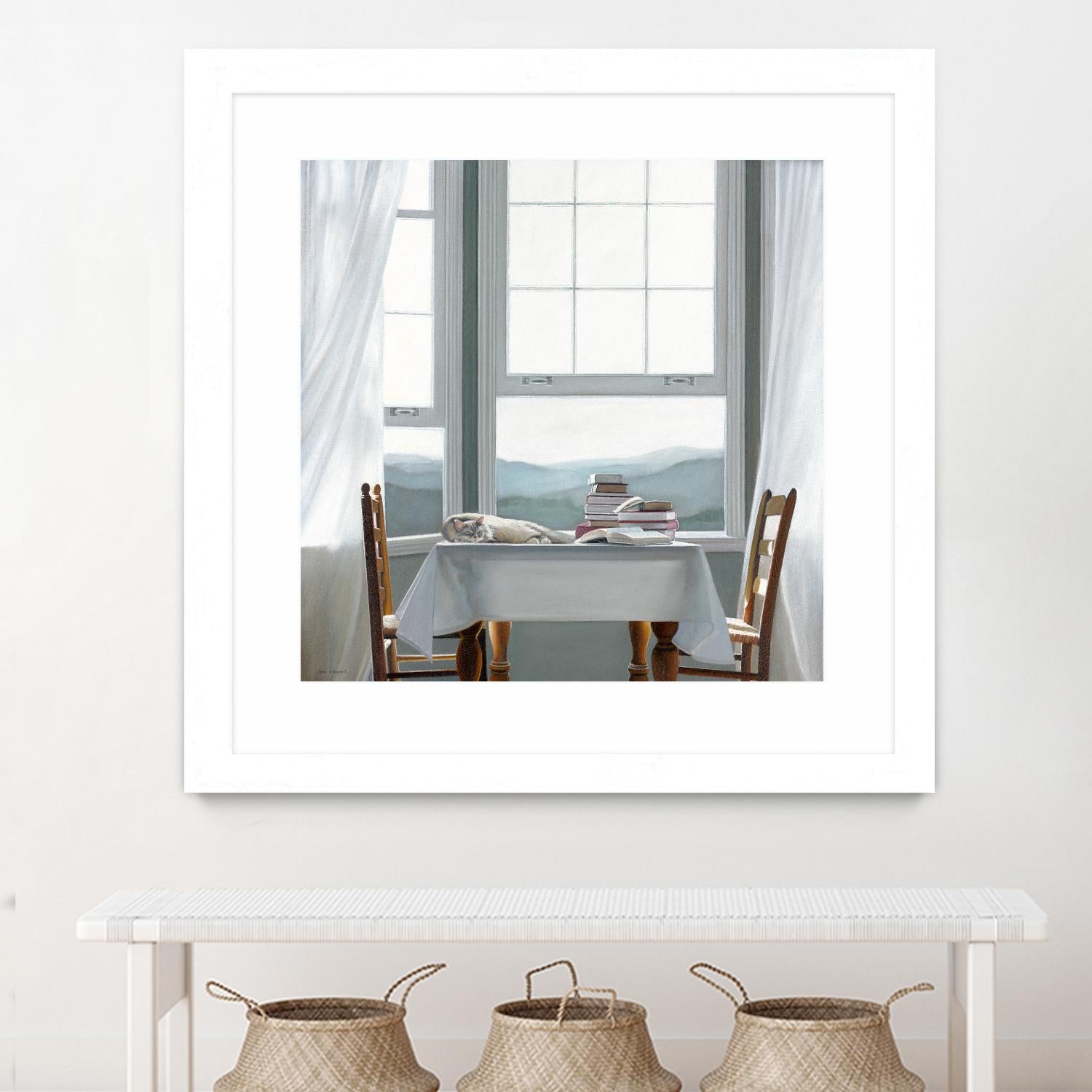 Accidental Scholar by Karen Hollingsworth on GIANT ART - multi floral/still life, landscapes, animals, cats, windows