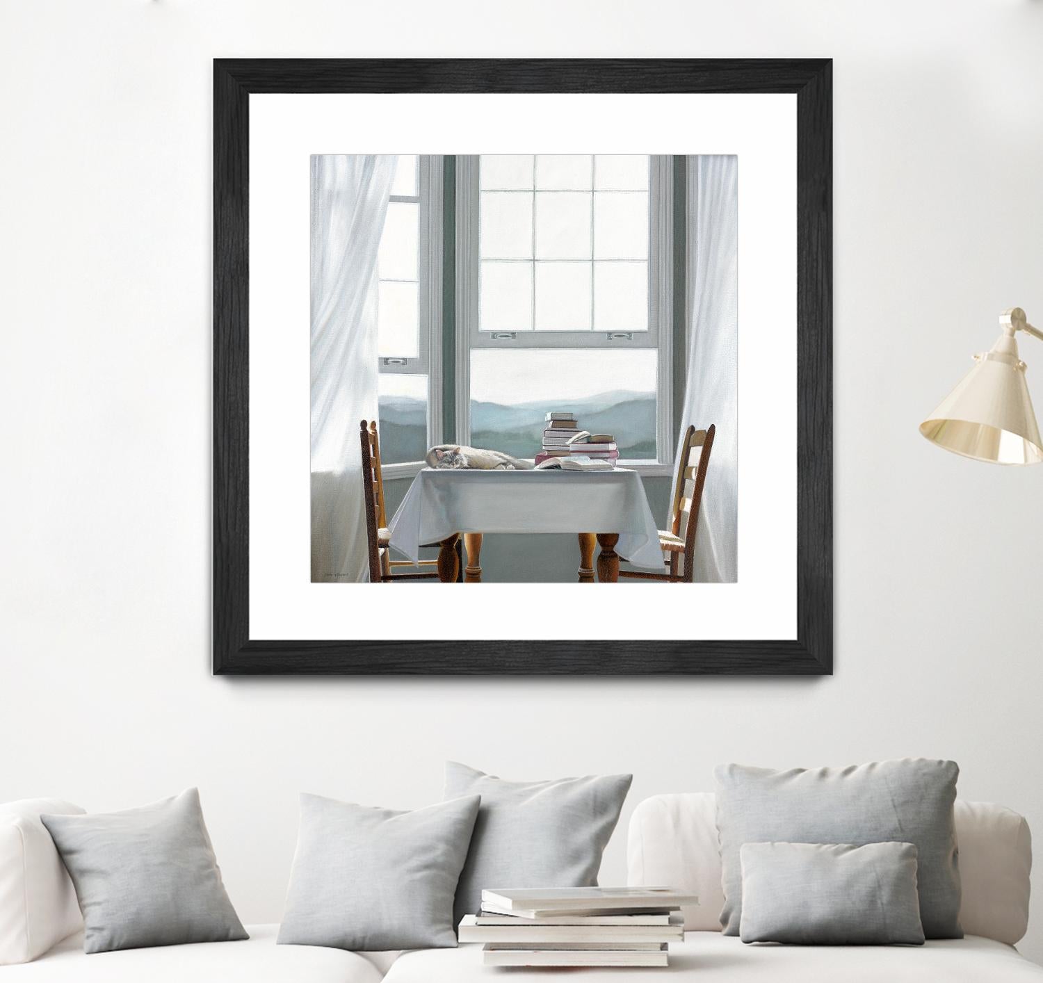 Accidental Scholar by Karen Hollingsworth on GIANT ART - multi floral/still life, landscapes, animals, cats, windows