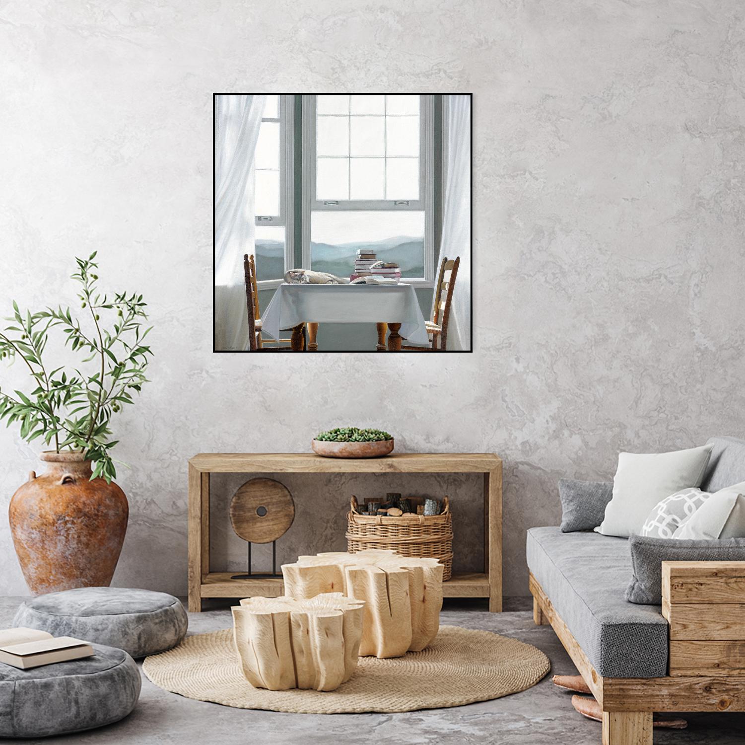 Accidental Scholar by Karen Hollingsworth on GIANT ART - multi floral/still life, landscapes, animals, cats, windows