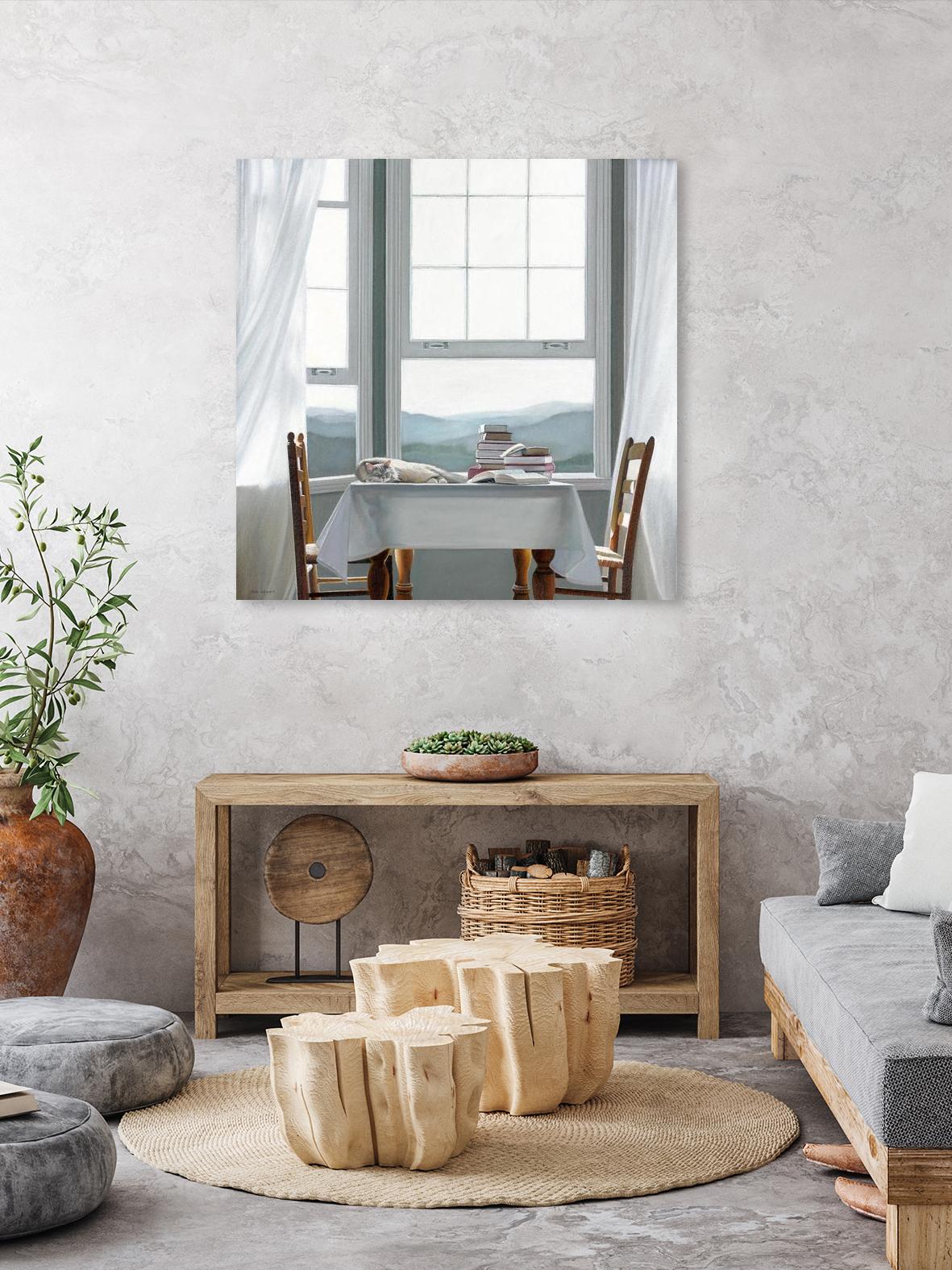 Accidental Scholar by Karen Hollingsworth on GIANT ART - multi floral/still life, landscapes, animals, cats, windows