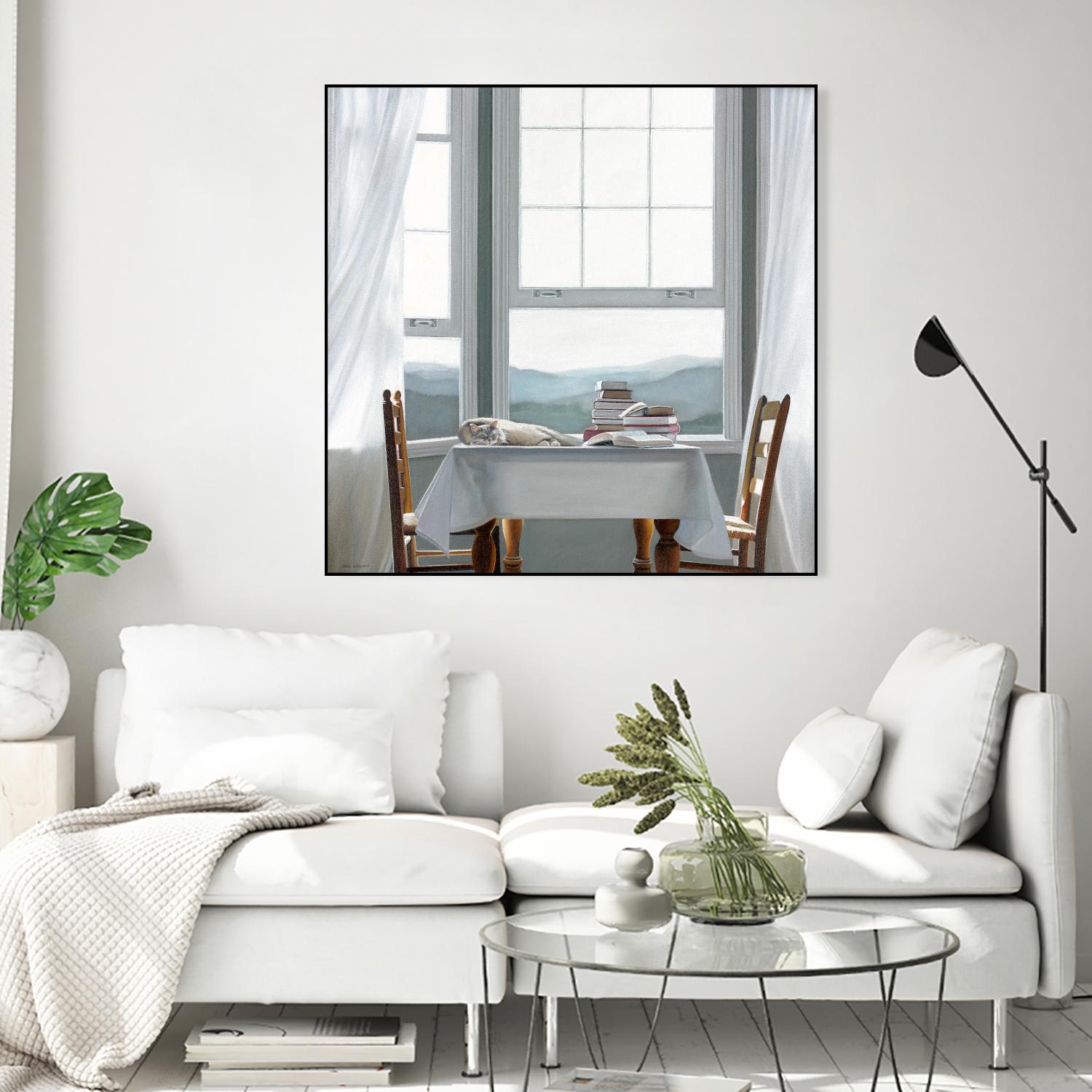 Accidental Scholar by Karen Hollingsworth on GIANT ART - multi floral/still life, landscapes, animals, cats, windows