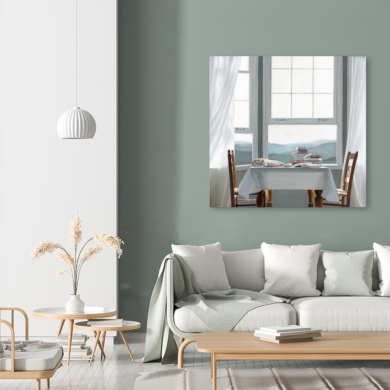 Accidental Scholar by Karen Hollingsworth on GIANT ART - multi floral/still life, landscapes, animals, cats, windows