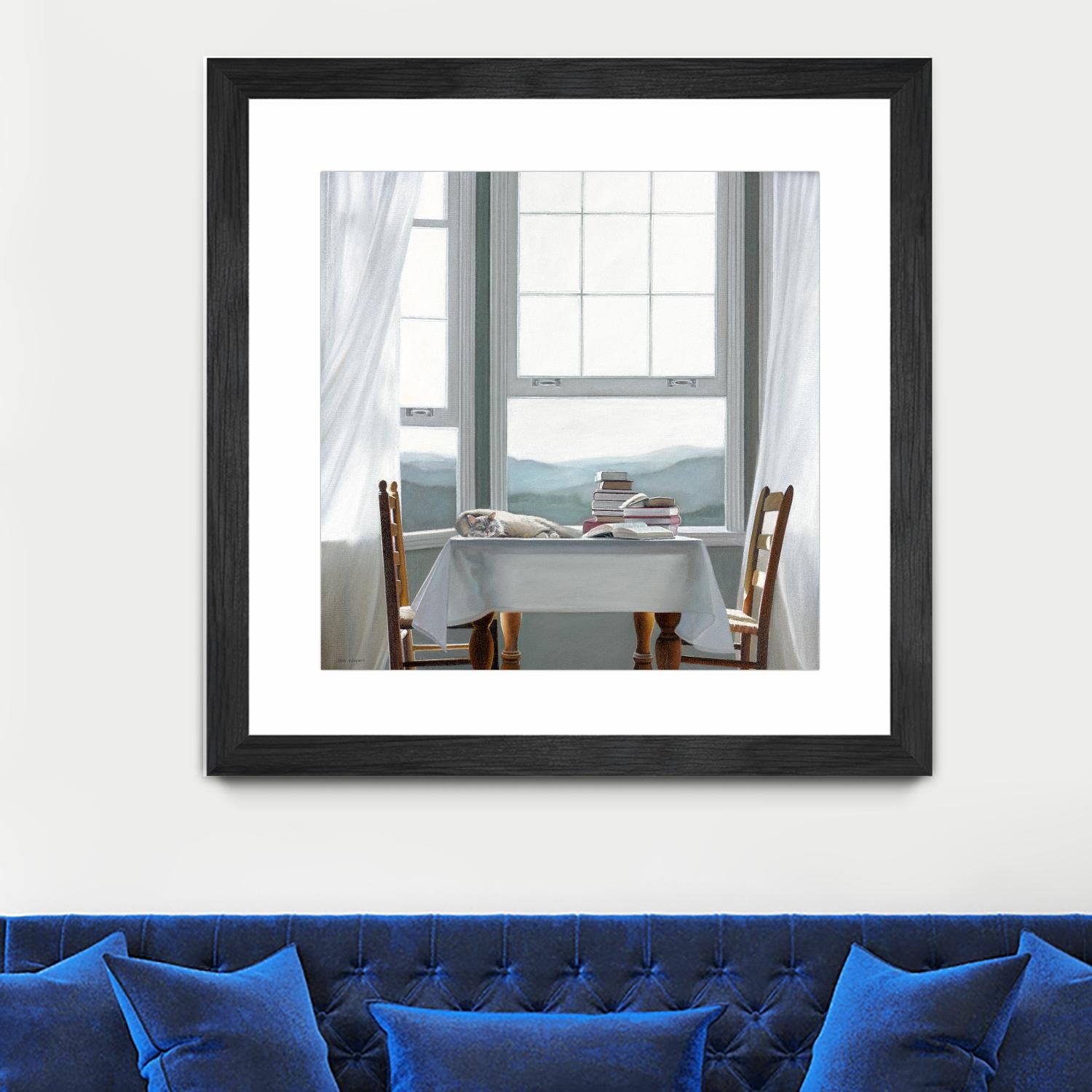 Accidental Scholar by Karen Hollingsworth on GIANT ART - multi floral/still life, landscapes, animals, cats, windows