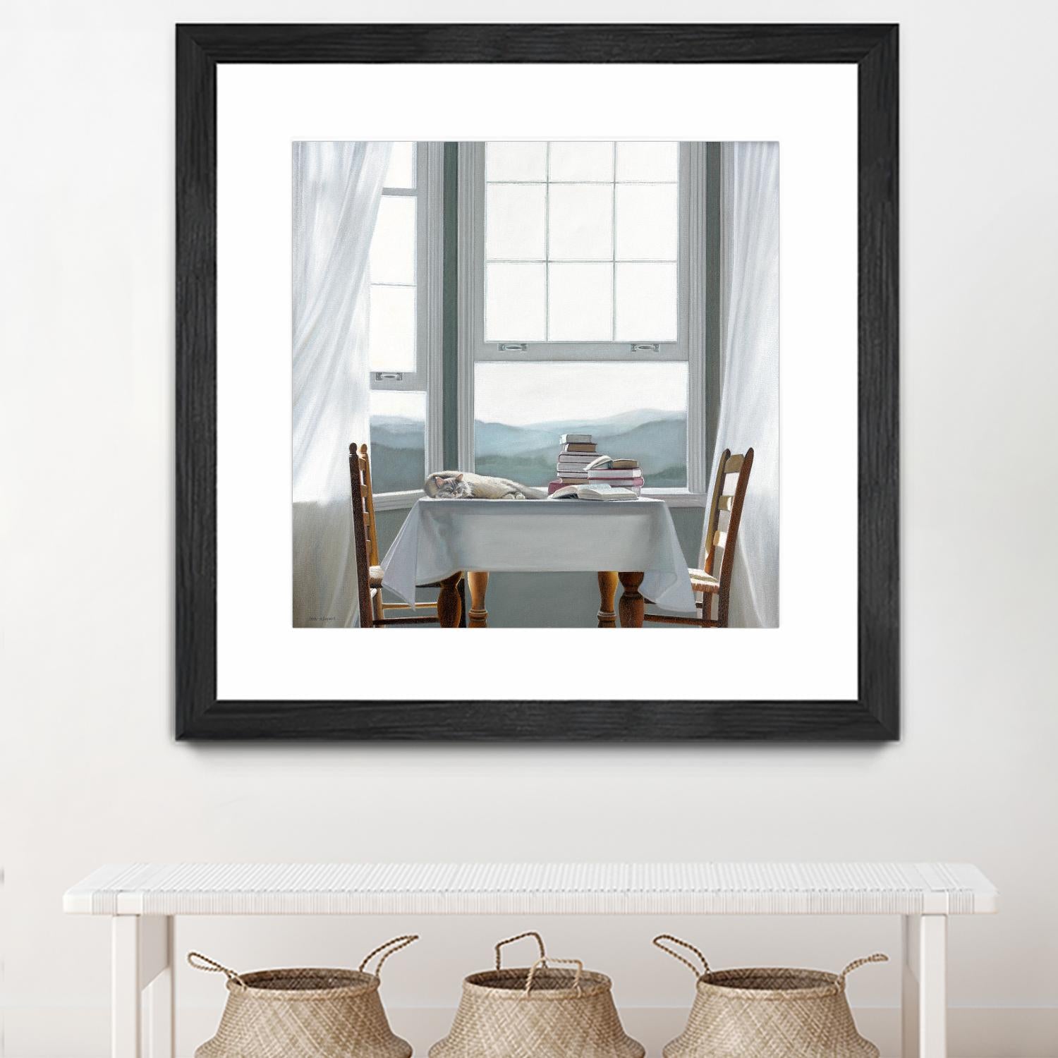 Accidental Scholar by Karen Hollingsworth on GIANT ART - multi floral/still life, landscapes, animals, cats, windows