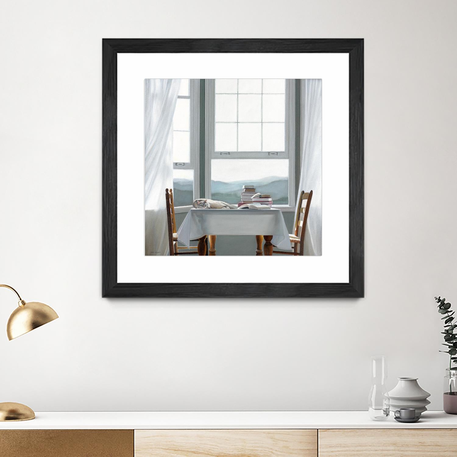 Accidental Scholar by Karen Hollingsworth on GIANT ART - multi floral/still life, landscapes, animals, cats, windows