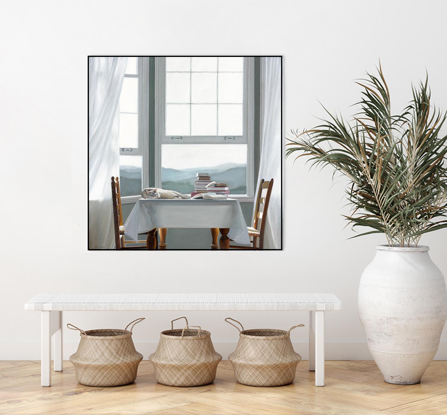 Accidental Scholar by Karen Hollingsworth on GIANT ART - multi floral/still life, landscapes, animals, cats, windows