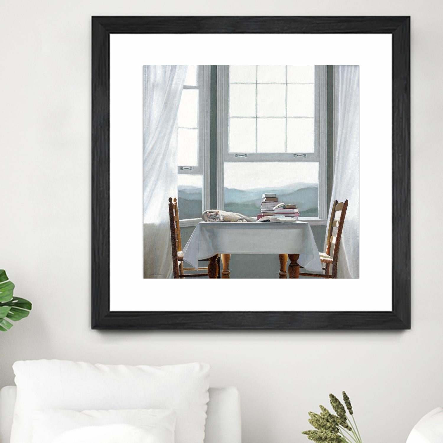 Accidental Scholar by Karen Hollingsworth on GIANT ART - multi floral/still life, landscapes, animals, cats, windows