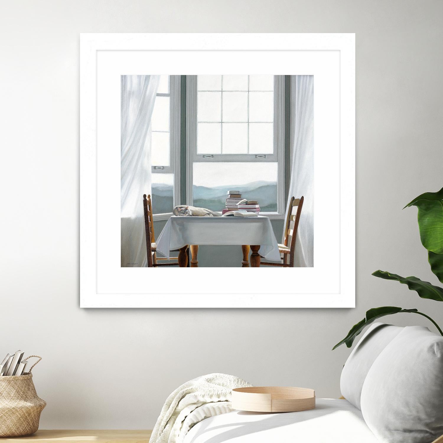 Accidental Scholar by Karen Hollingsworth on GIANT ART - multi floral/still life, landscapes, animals, cats, windows