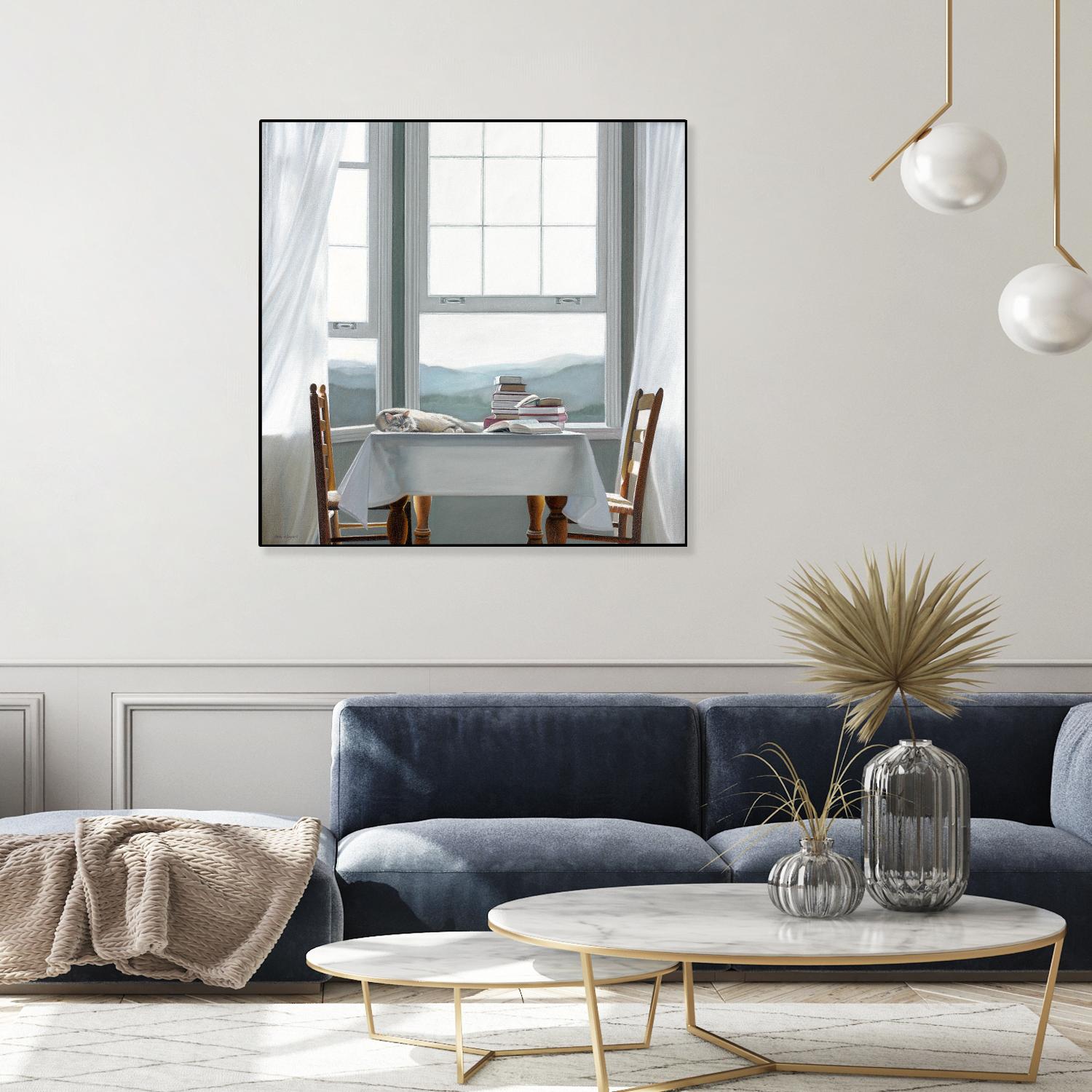 Accidental Scholar by Karen Hollingsworth on GIANT ART - multi floral/still life, landscapes, animals, cats, windows