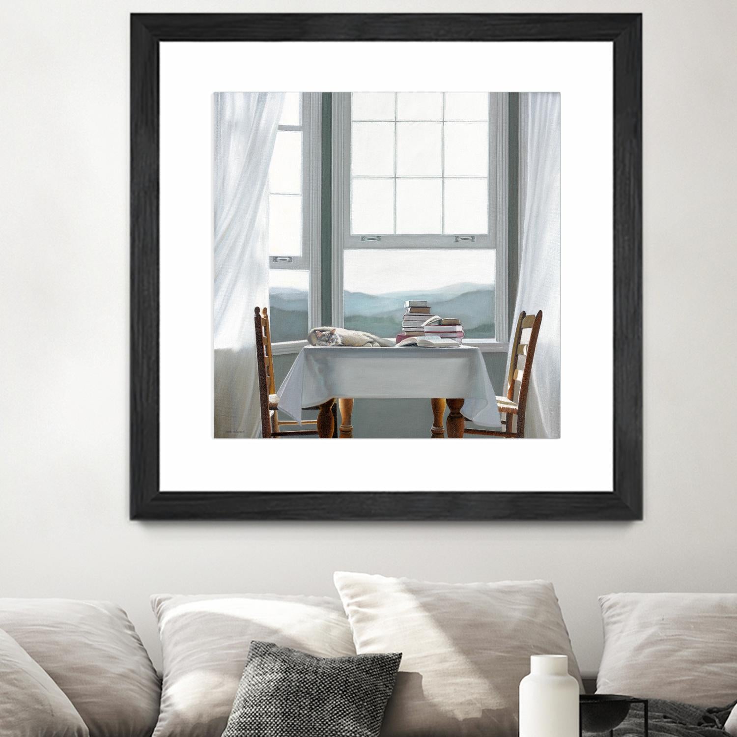 Accidental Scholar by Karen Hollingsworth on GIANT ART - multi floral/still life, landscapes, animals, cats, windows