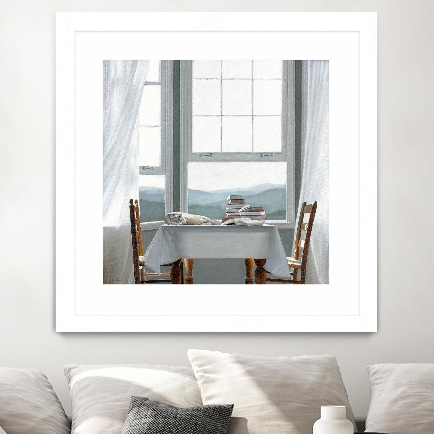 Accidental Scholar by Karen Hollingsworth on GIANT ART - multi floral/still life, landscapes, animals, cats, windows