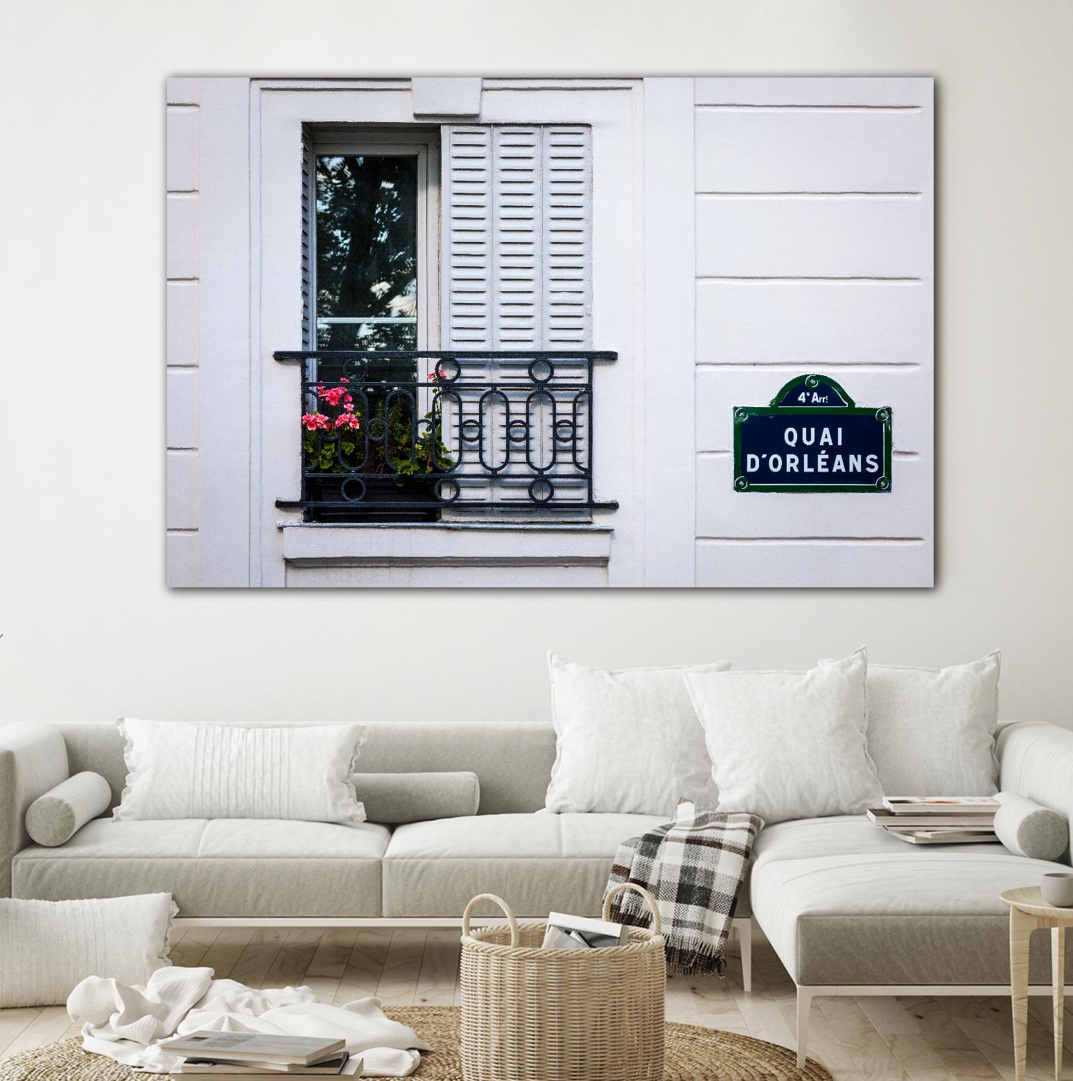 Quai d'Orléans by H.J. Herrera on GIANT ART - black architectural