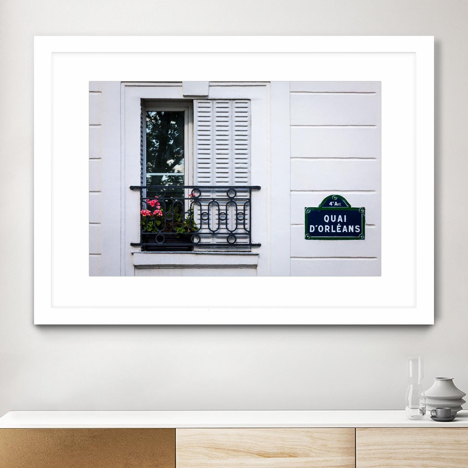 Quai d'Orléans by H.J. Herrera on GIANT ART - black architectural