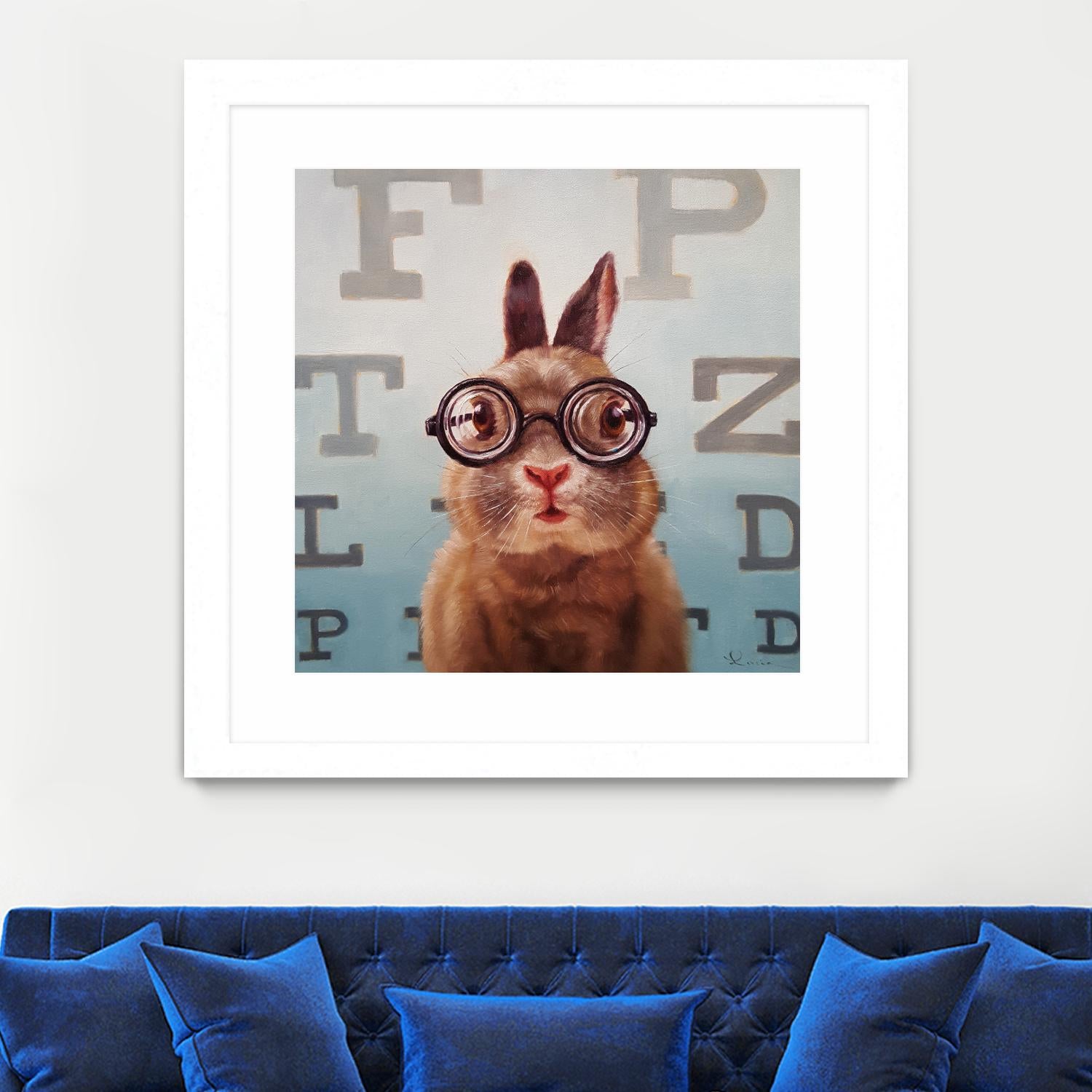 Four Eyes by Lucia Heffernan on GIANT ART - multicolor urban/pop surrealism; animals