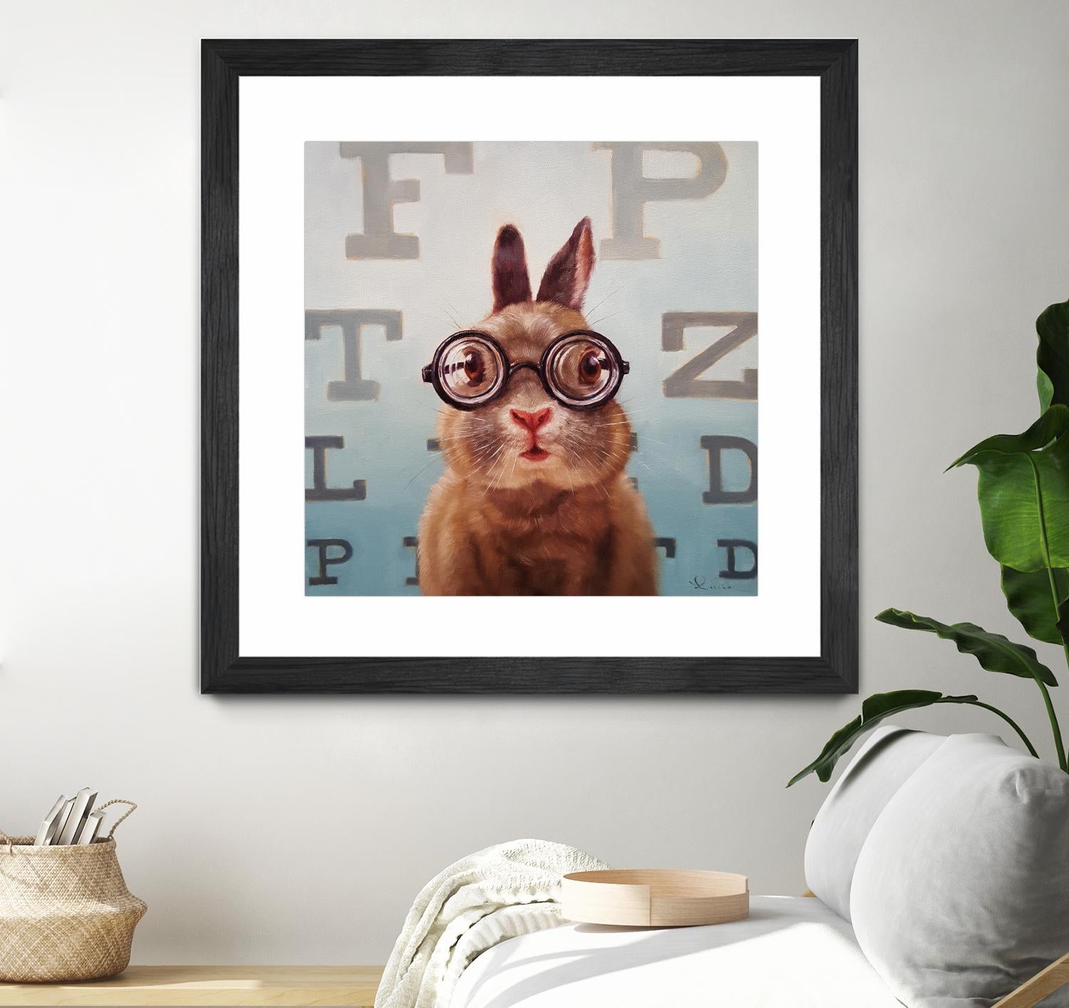 Four Eyes by Lucia Heffernan on GIANT ART - multicolor urban/pop surrealism; animals