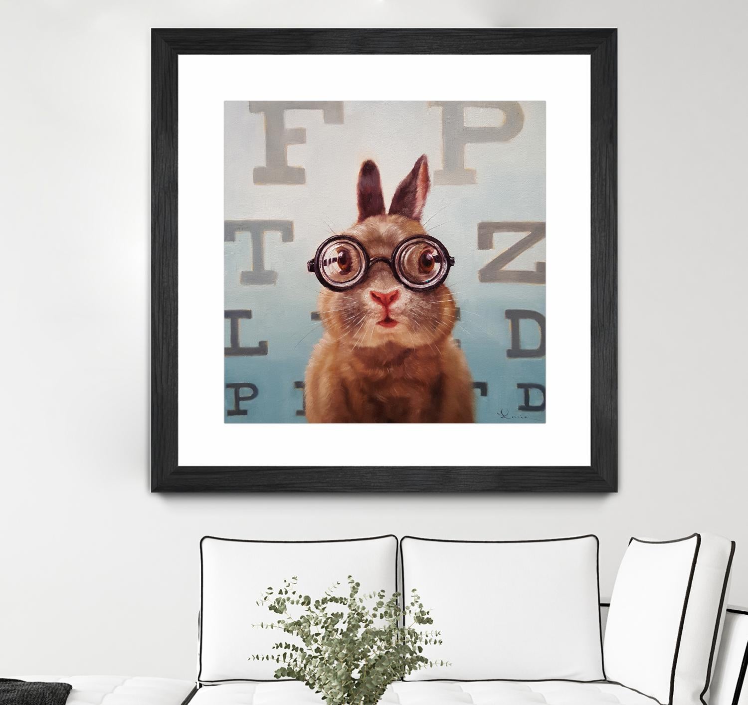 Four Eyes by Lucia Heffernan on GIANT ART - multicolor urban/pop surrealism; animals