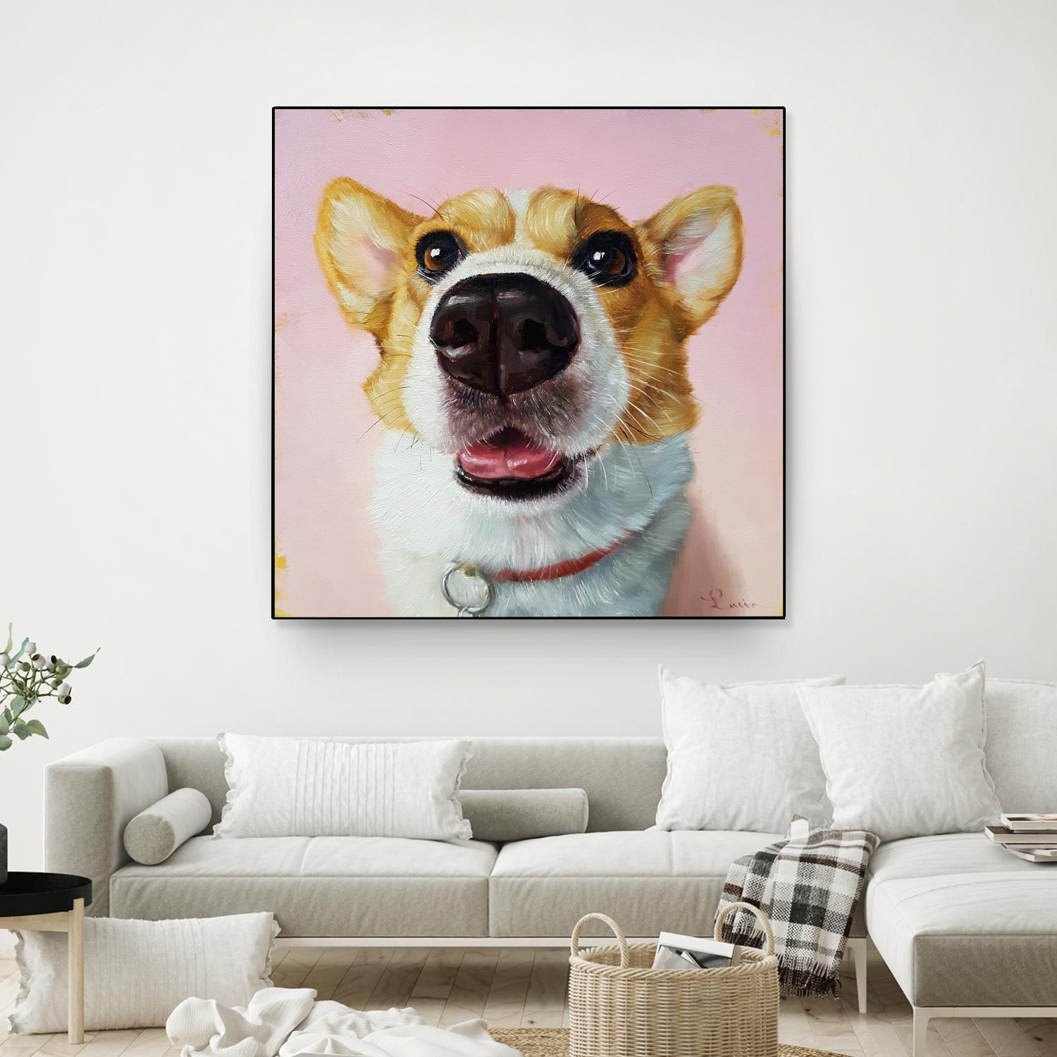 Follow Your Nose 3 by Lucia Heffernan on GIANT ART - multicolor animals