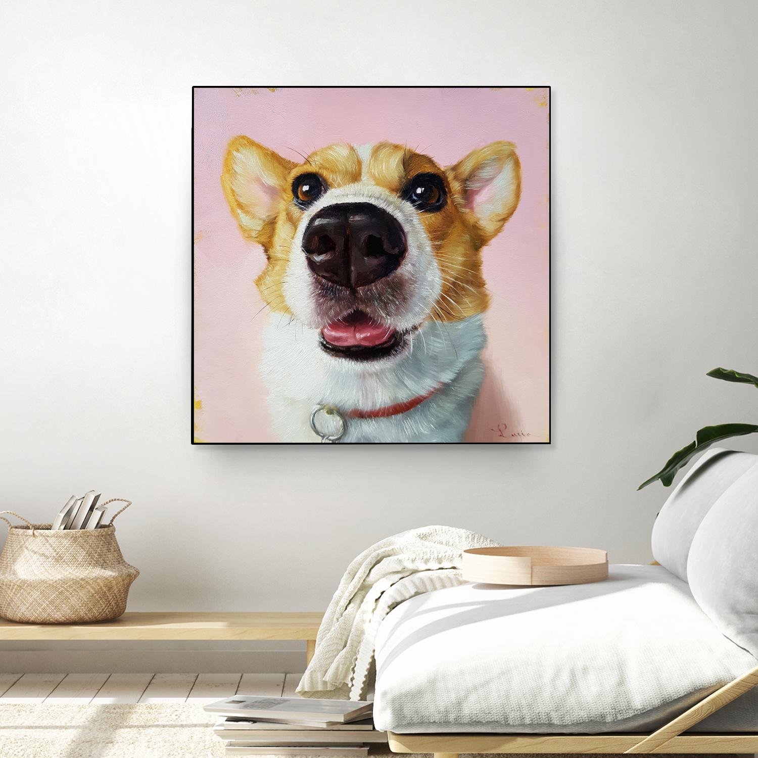 Follow Your Nose 3 by Lucia Heffernan on GIANT ART - multicolor animals