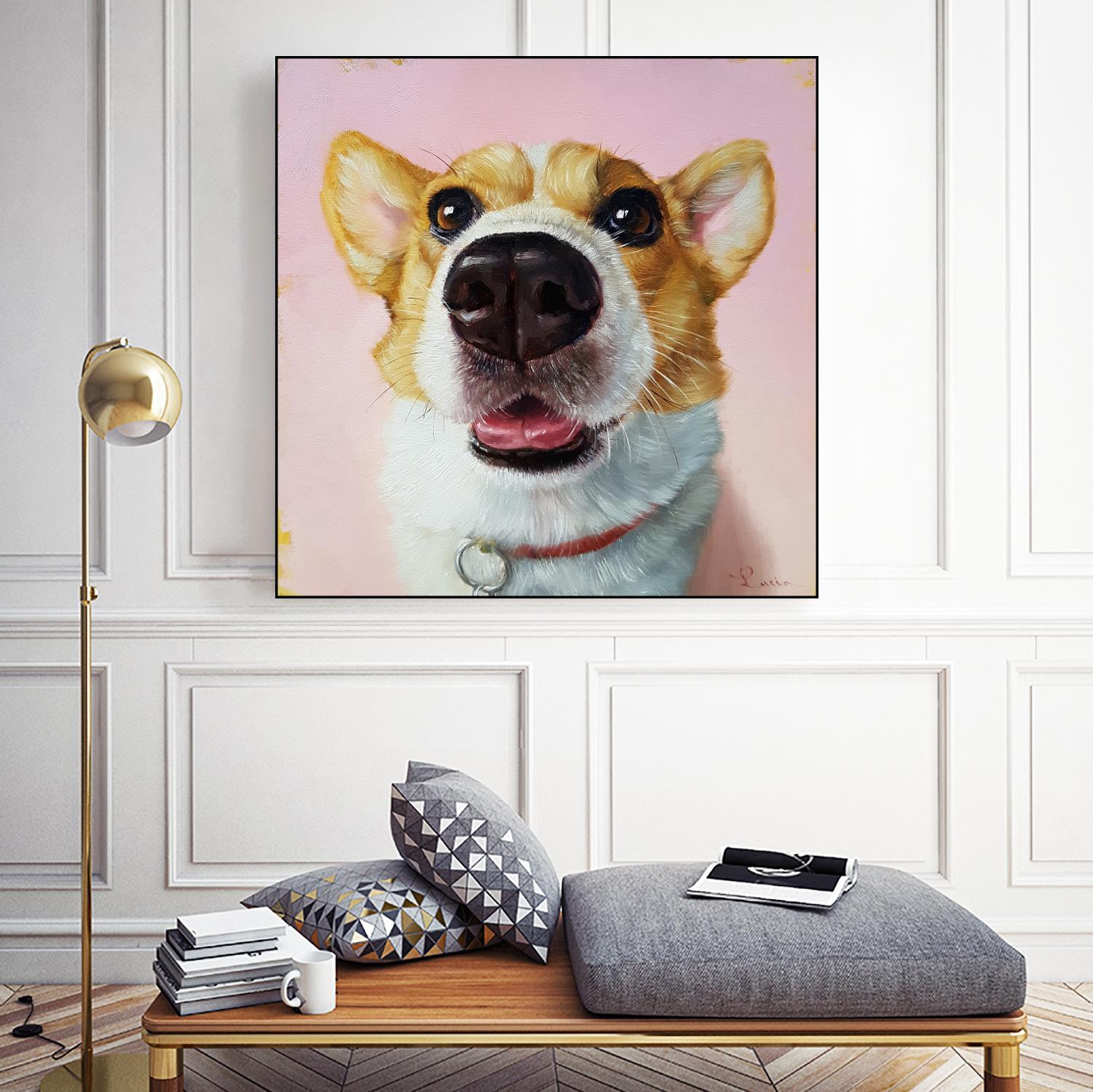 Follow Your Nose 3 by Lucia Heffernan on GIANT ART - multicolor animals