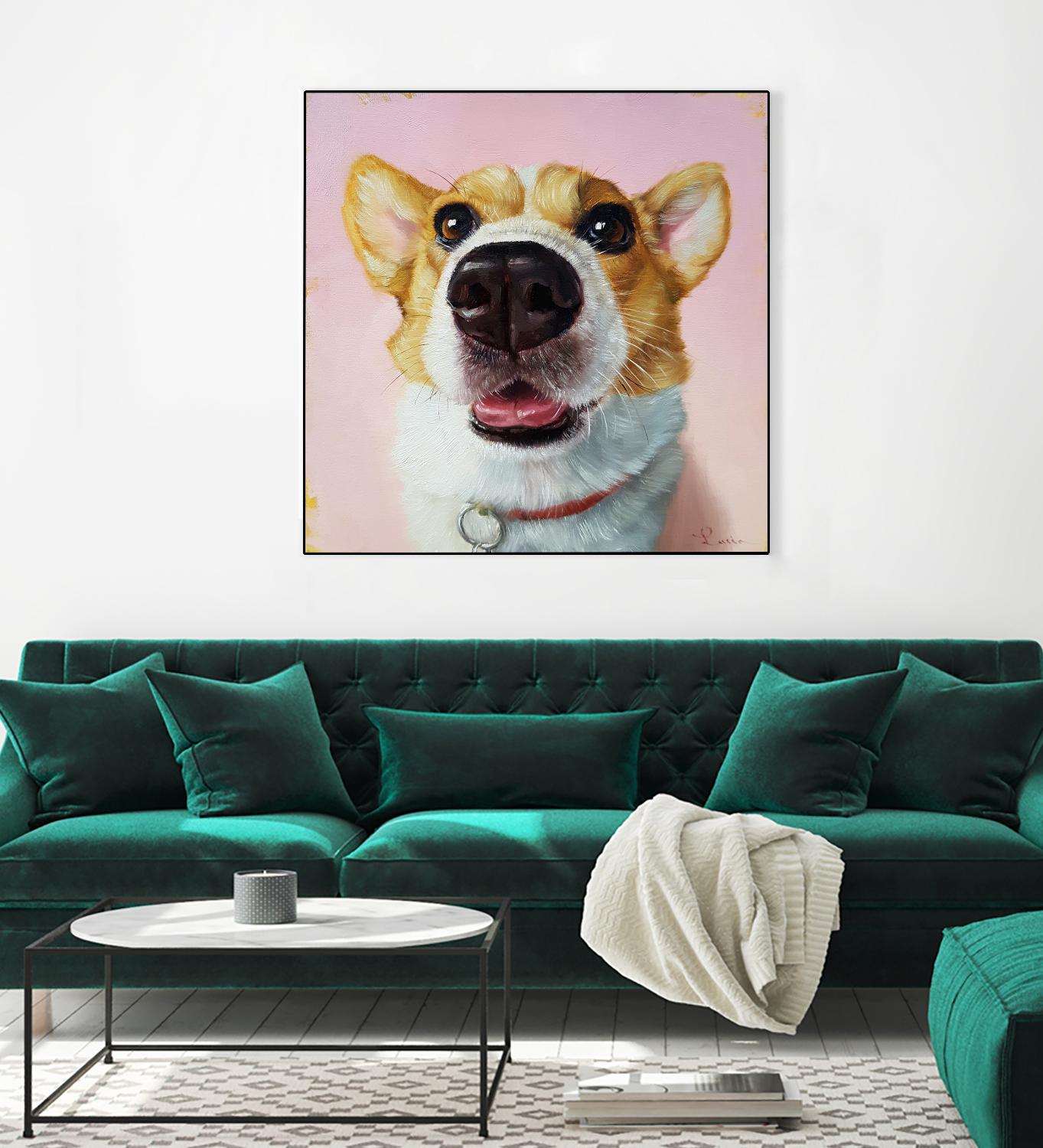 Follow Your Nose 3 by Lucia Heffernan on GIANT ART - multicolor animals