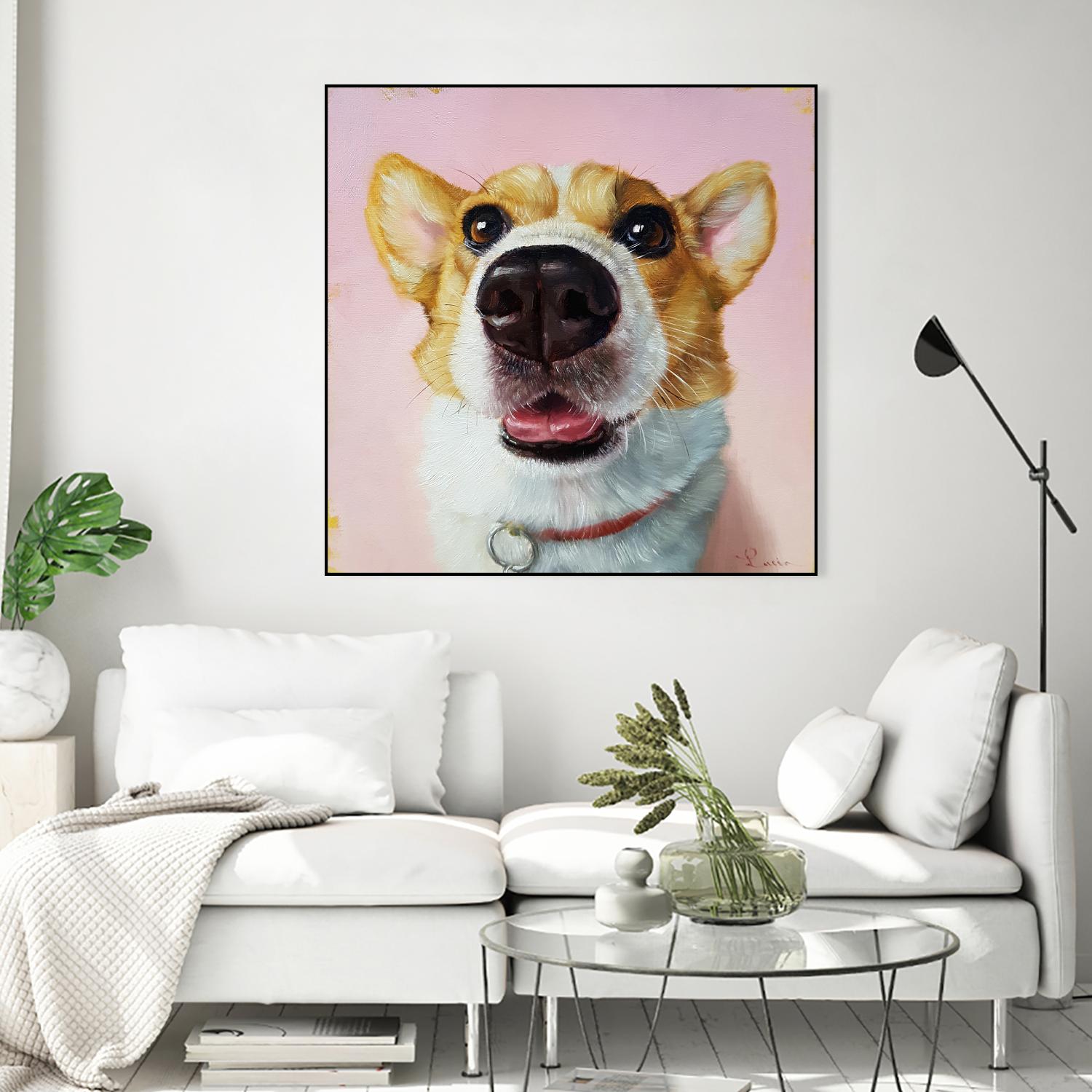 Follow Your Nose 3 by Lucia Heffernan on GIANT ART - multicolor animals