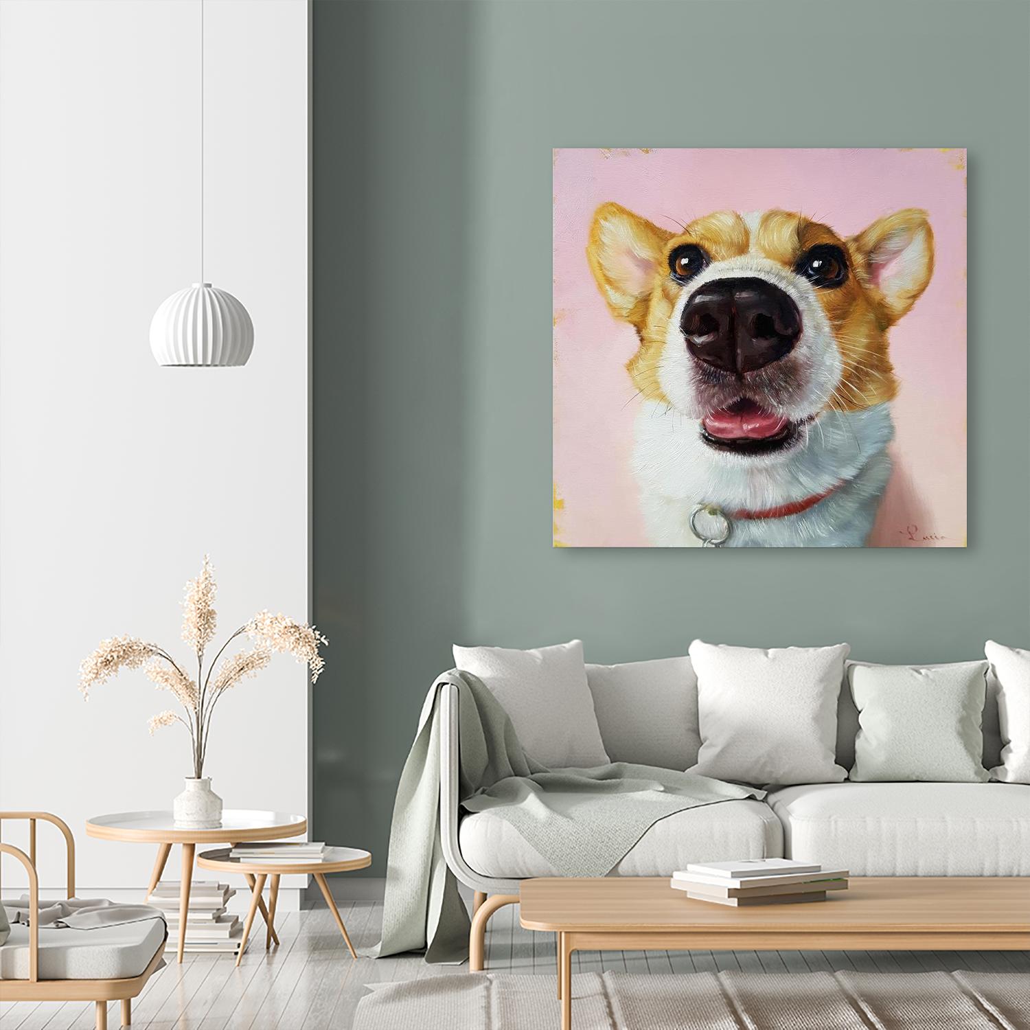 Follow Your Nose 3 by Lucia Heffernan on GIANT ART - multicolor animals