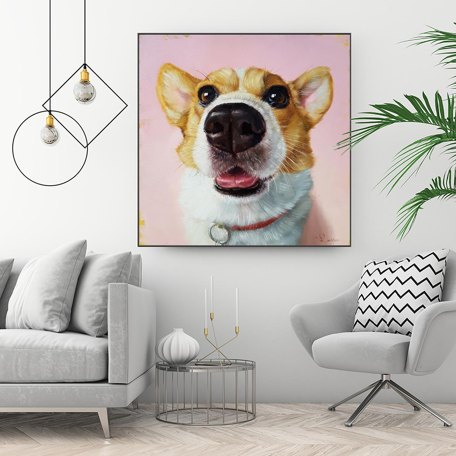 Follow Your Nose 3 by Lucia Heffernan on GIANT ART - multicolor animals