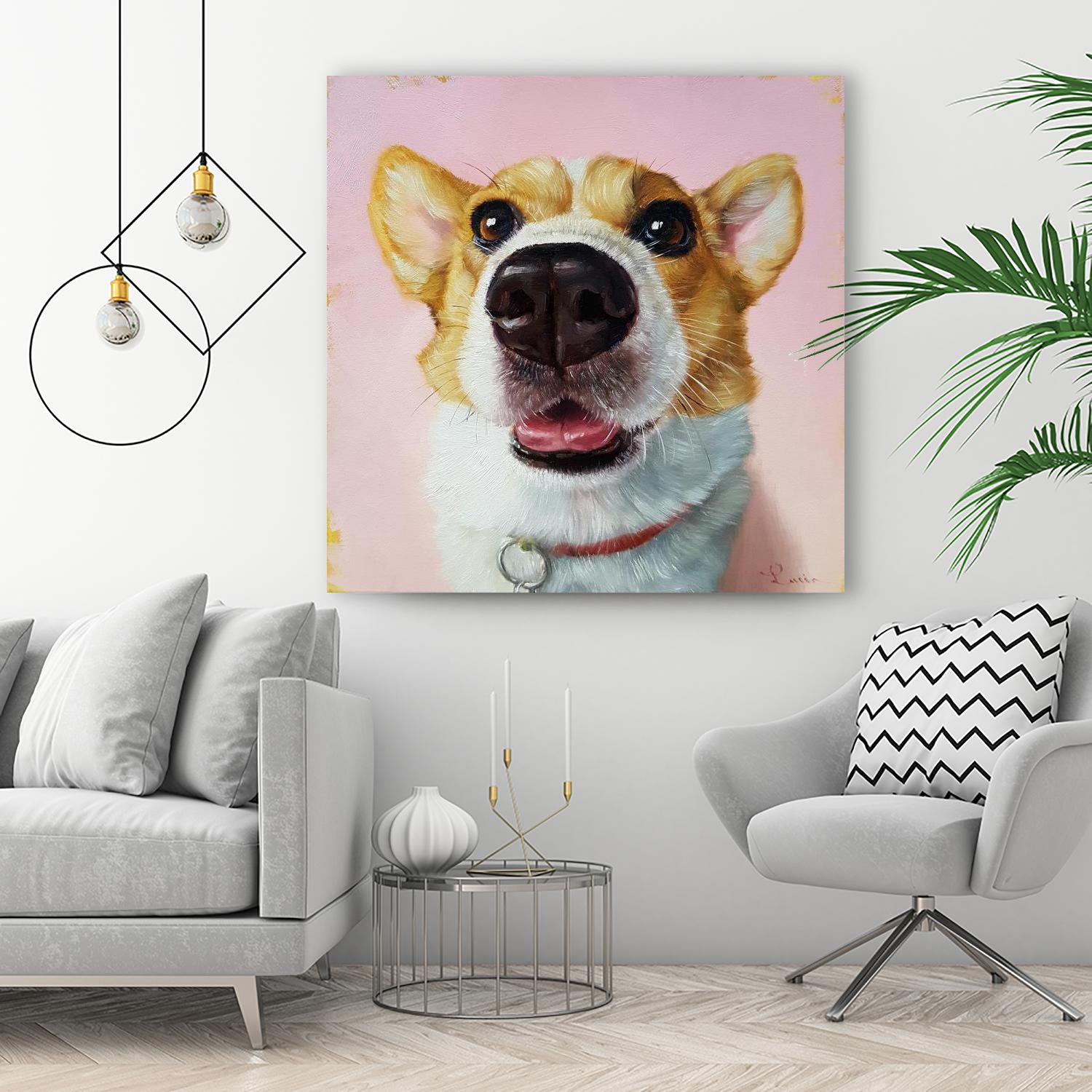 Follow Your Nose 3 by Lucia Heffernan on GIANT ART - multicolor animals