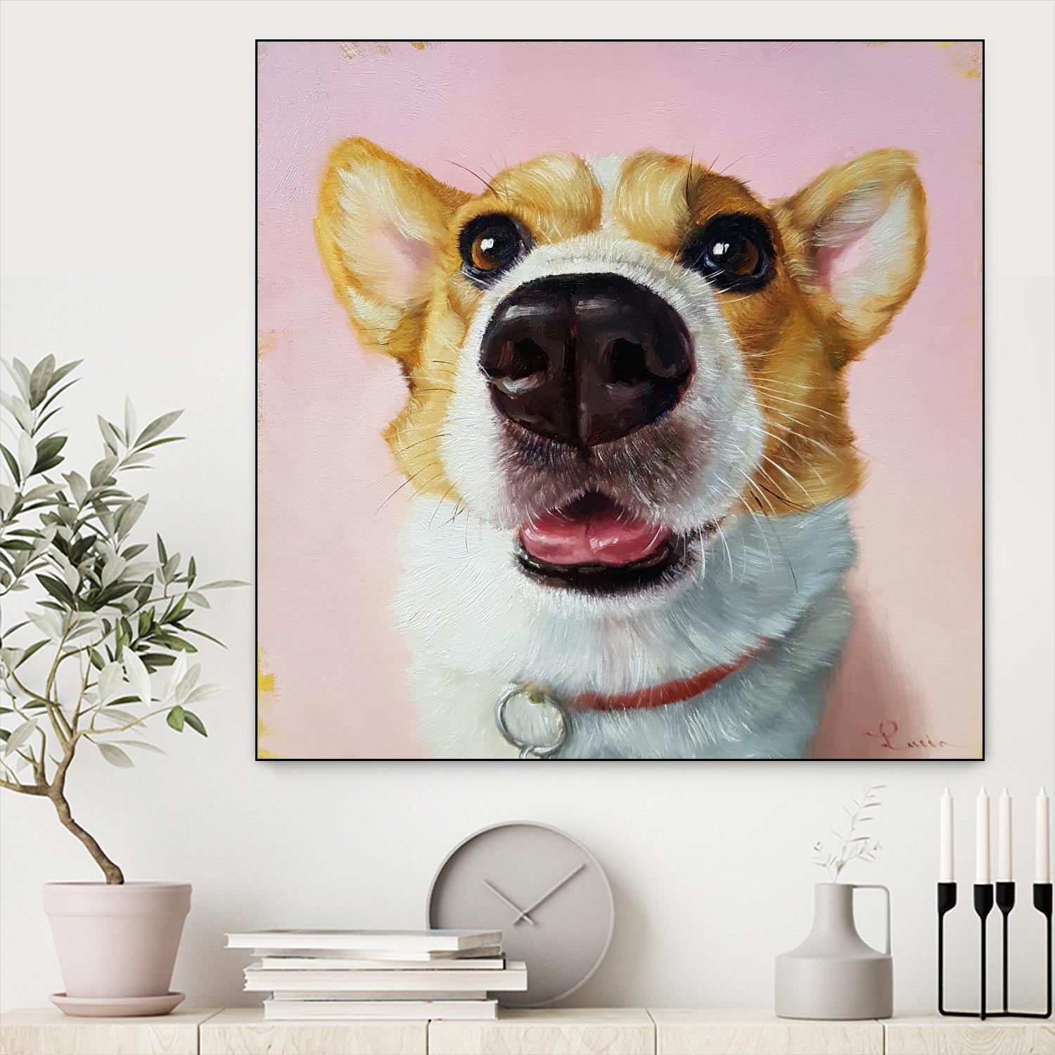 Follow Your Nose 3 by Lucia Heffernan on GIANT ART - multicolor animals