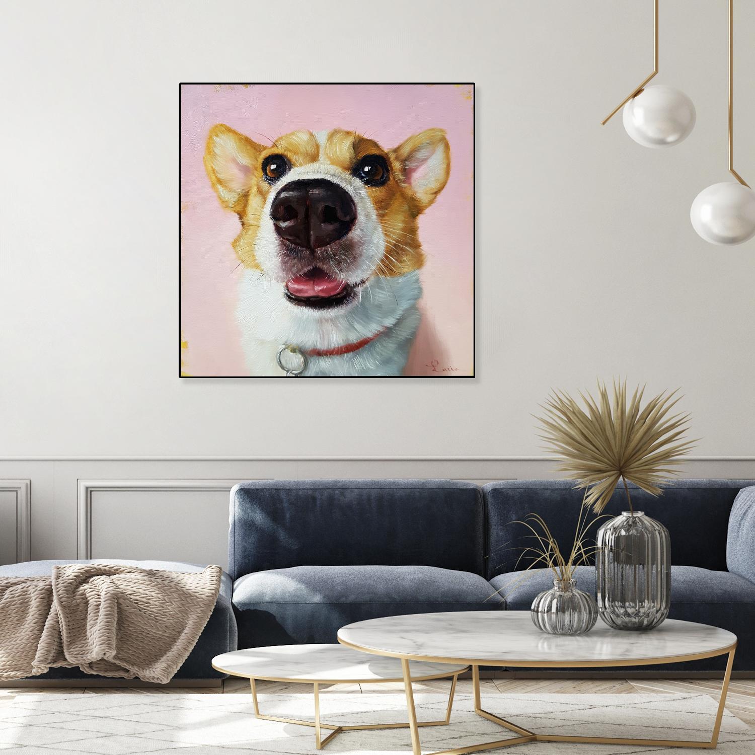 Follow Your Nose 3 by Lucia Heffernan on GIANT ART - multicolor animals