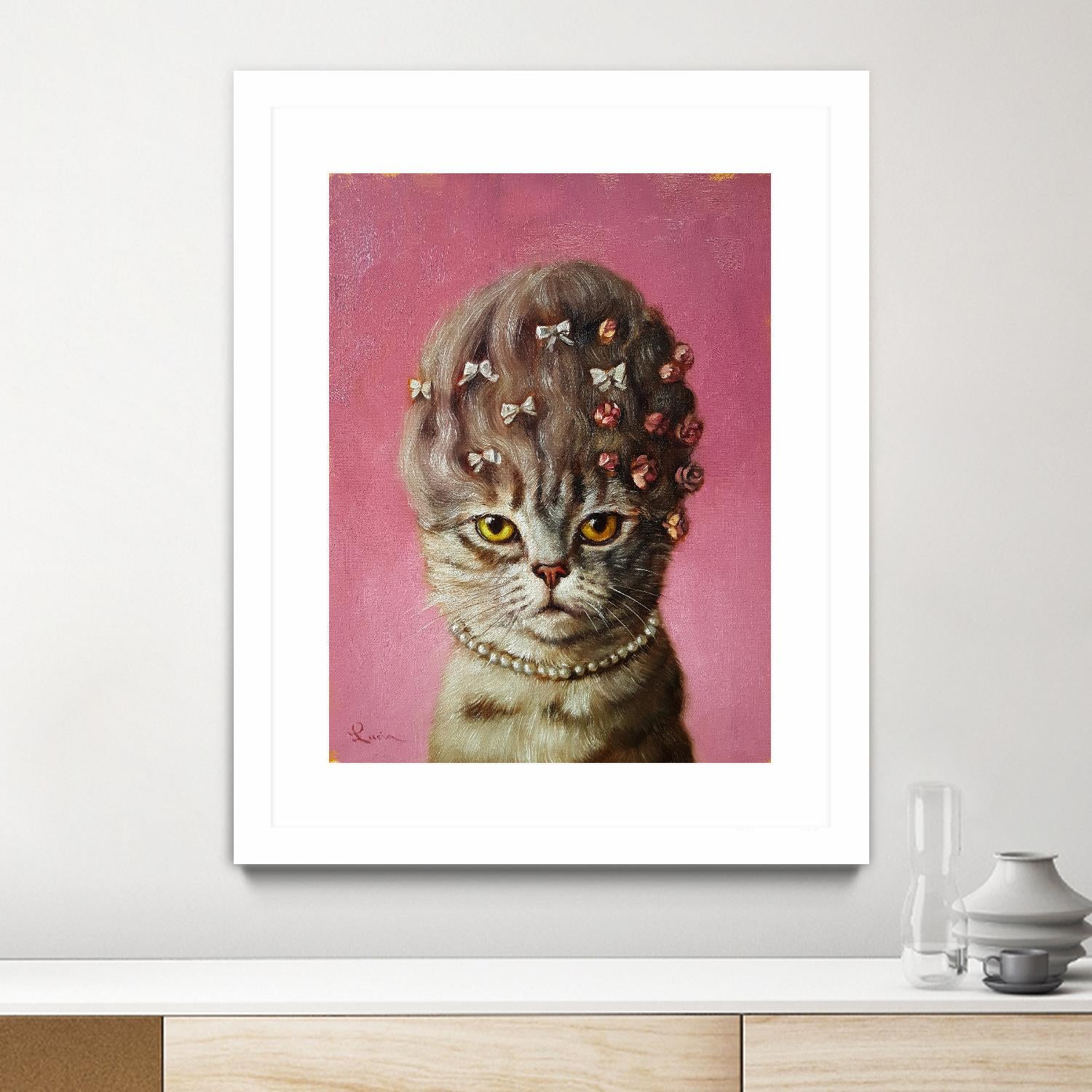 Marie Catoinette by Lucia Heffernan on GIANT ART - multicolor urban/pop surrealism; animals