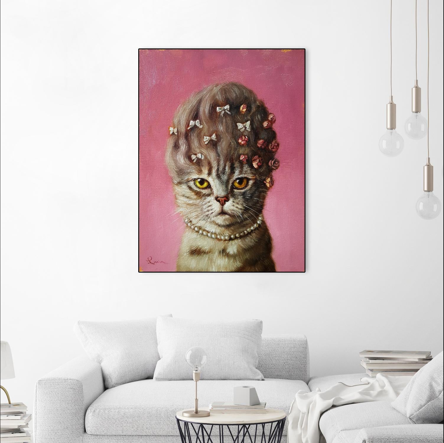 Marie Catoinette by Lucia Heffernan on GIANT ART - multicolor urban/pop surrealism; animals