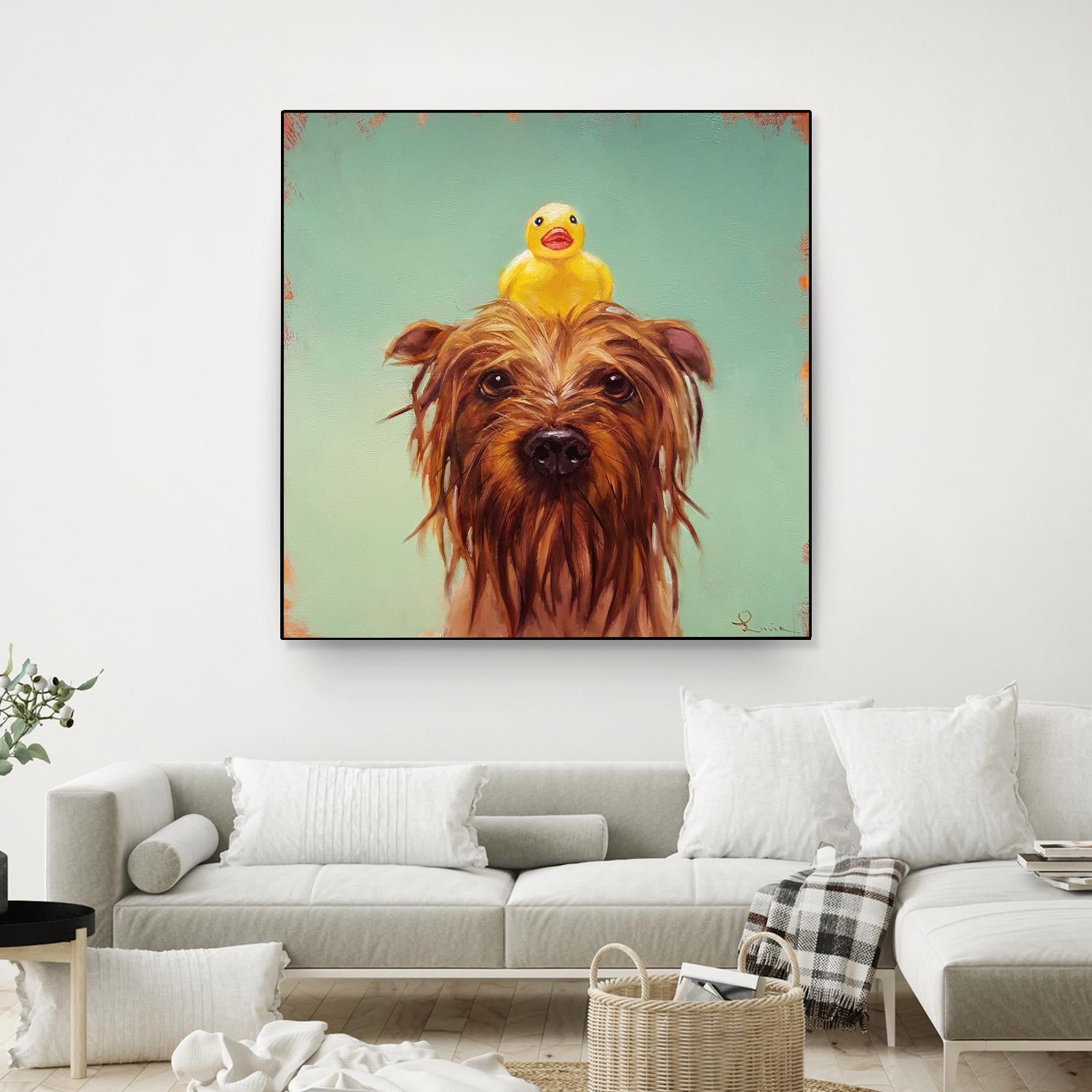 Bath Time by Lucia Heffernan on GIANT ART - multicolor urban/pop surrealism; animals