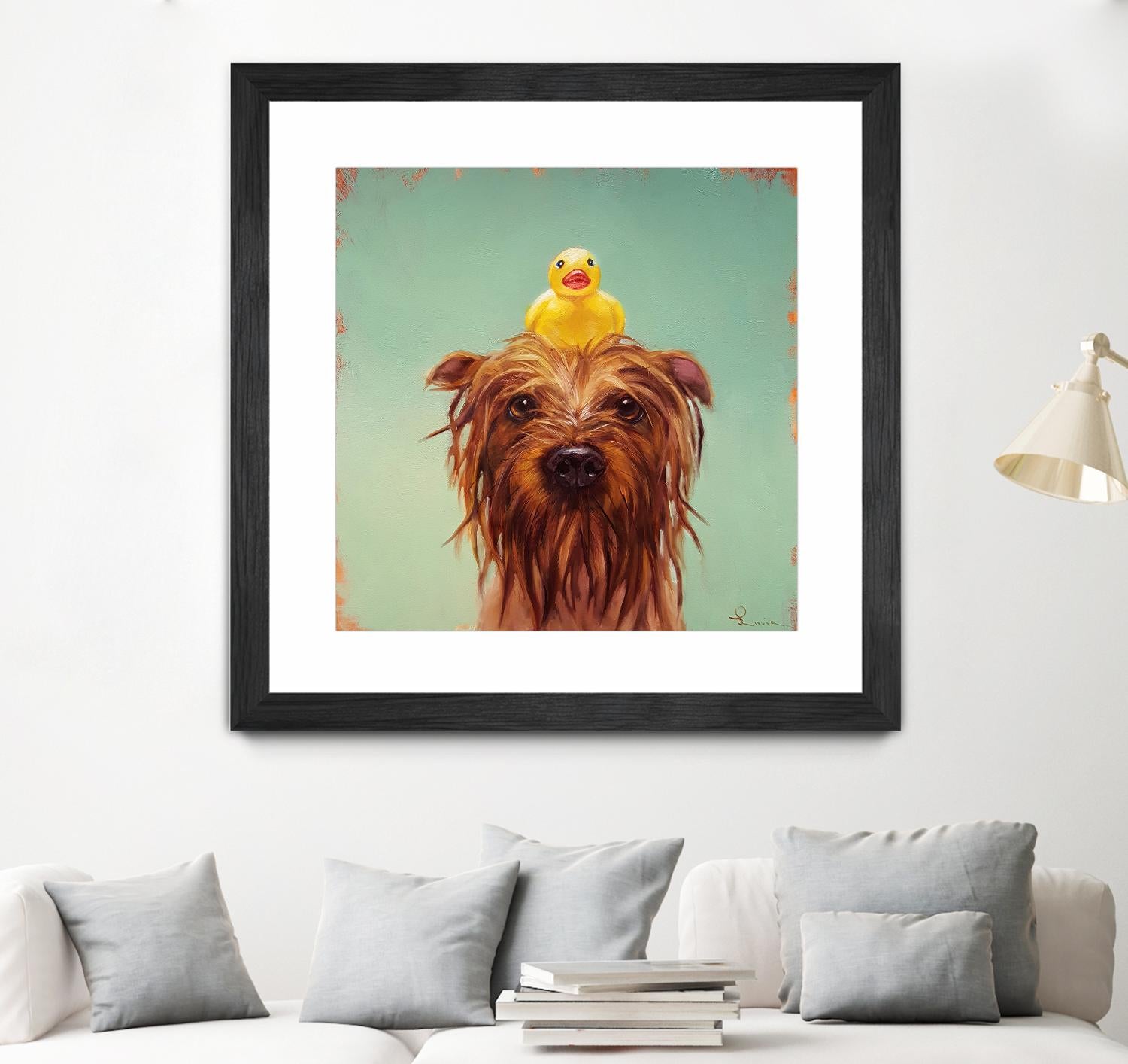 Bath Time by Lucia Heffernan on GIANT ART - multicolor urban/pop surrealism; animals