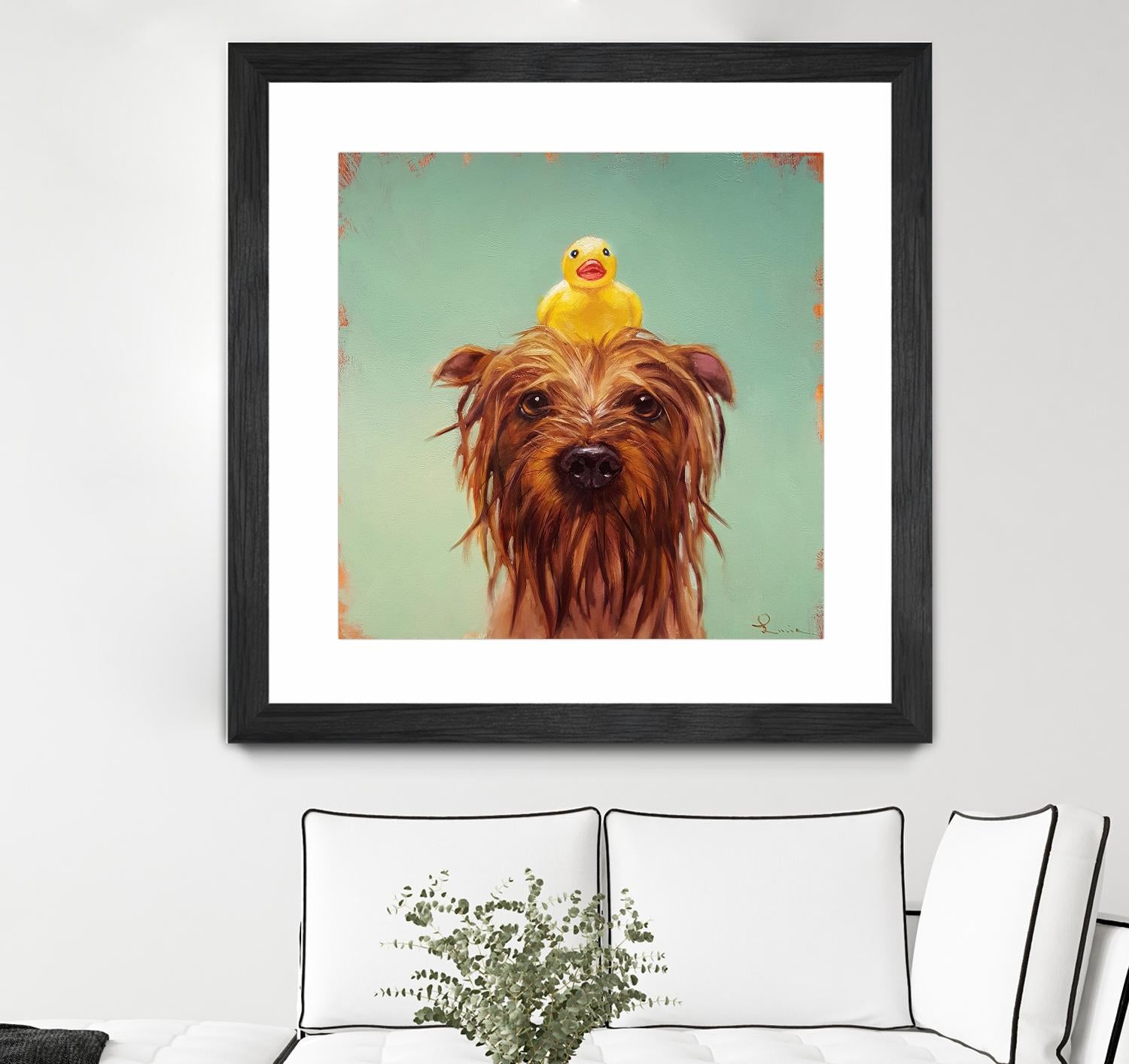 Bath Time by Lucia Heffernan on GIANT ART - multicolor urban/pop surrealism; animals