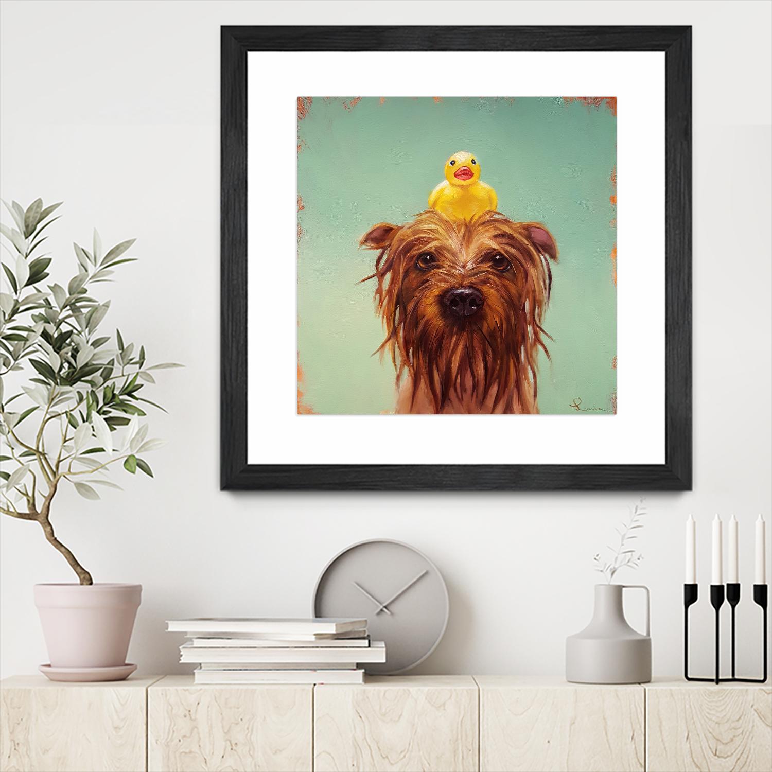 Bath Time by Lucia Heffernan on GIANT ART - multicolor urban/pop surrealism; animals