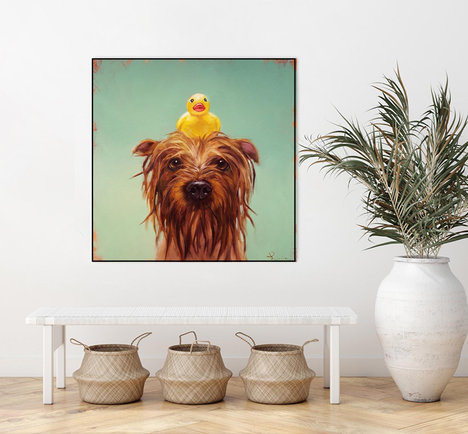 Bath Time by Lucia Heffernan on GIANT ART - multicolor urban/pop surrealism; animals