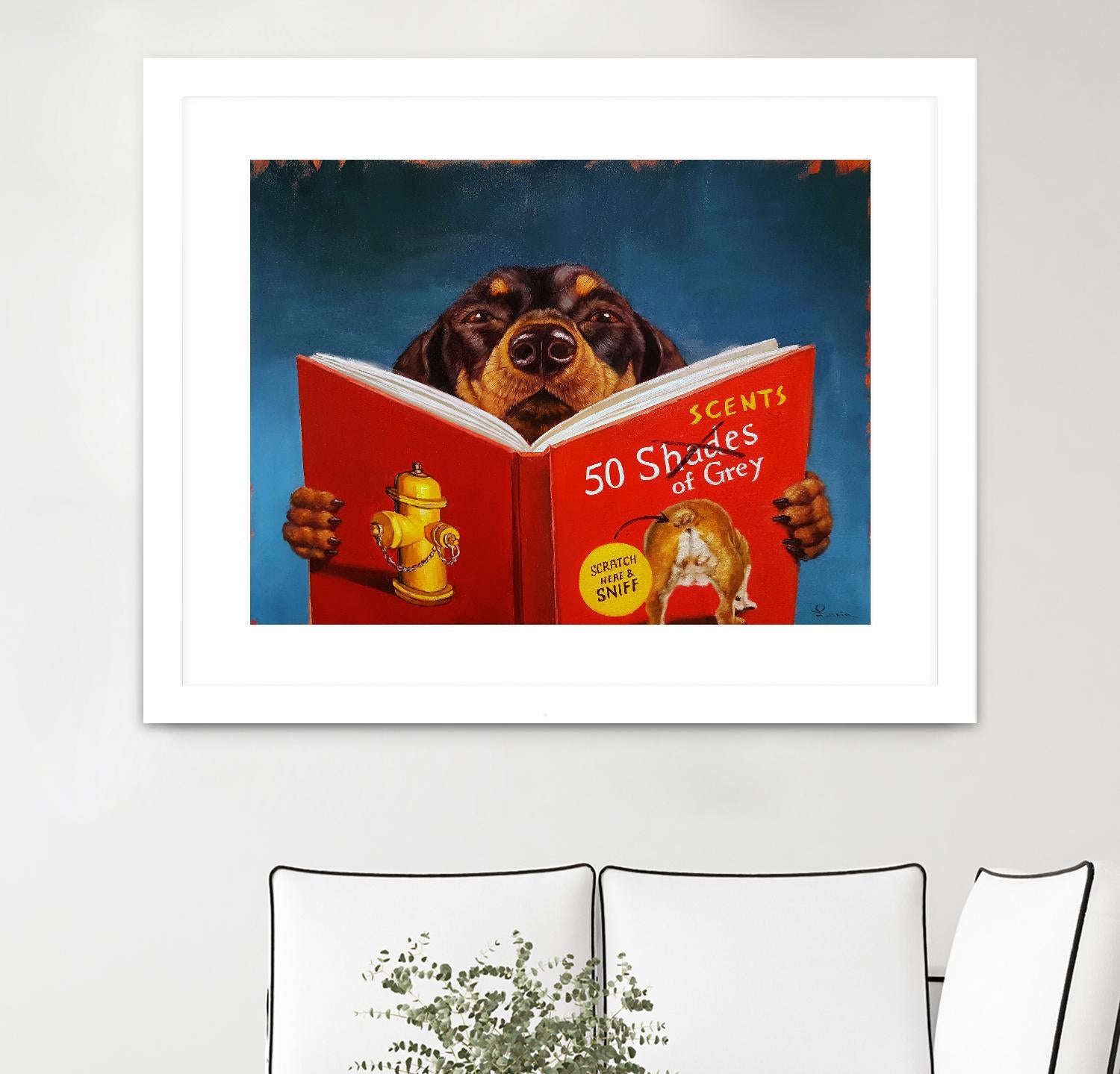 50 Scents of Grey by Lucia Heffernan on GIANT ART - multicolor urban/pop surrealism; animals