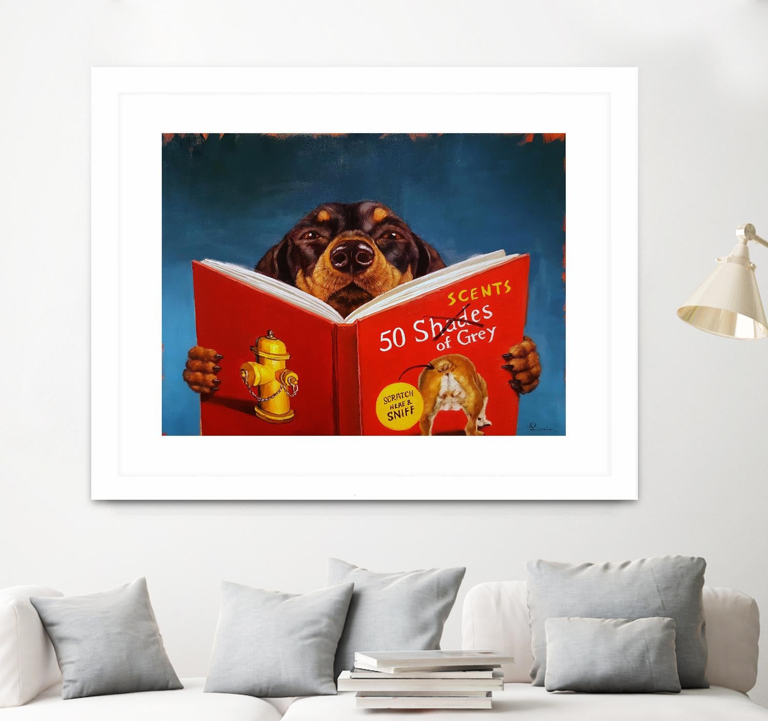 50 Scents of Grey by Lucia Heffernan on GIANT ART - multicolor urban/pop surrealism; animals