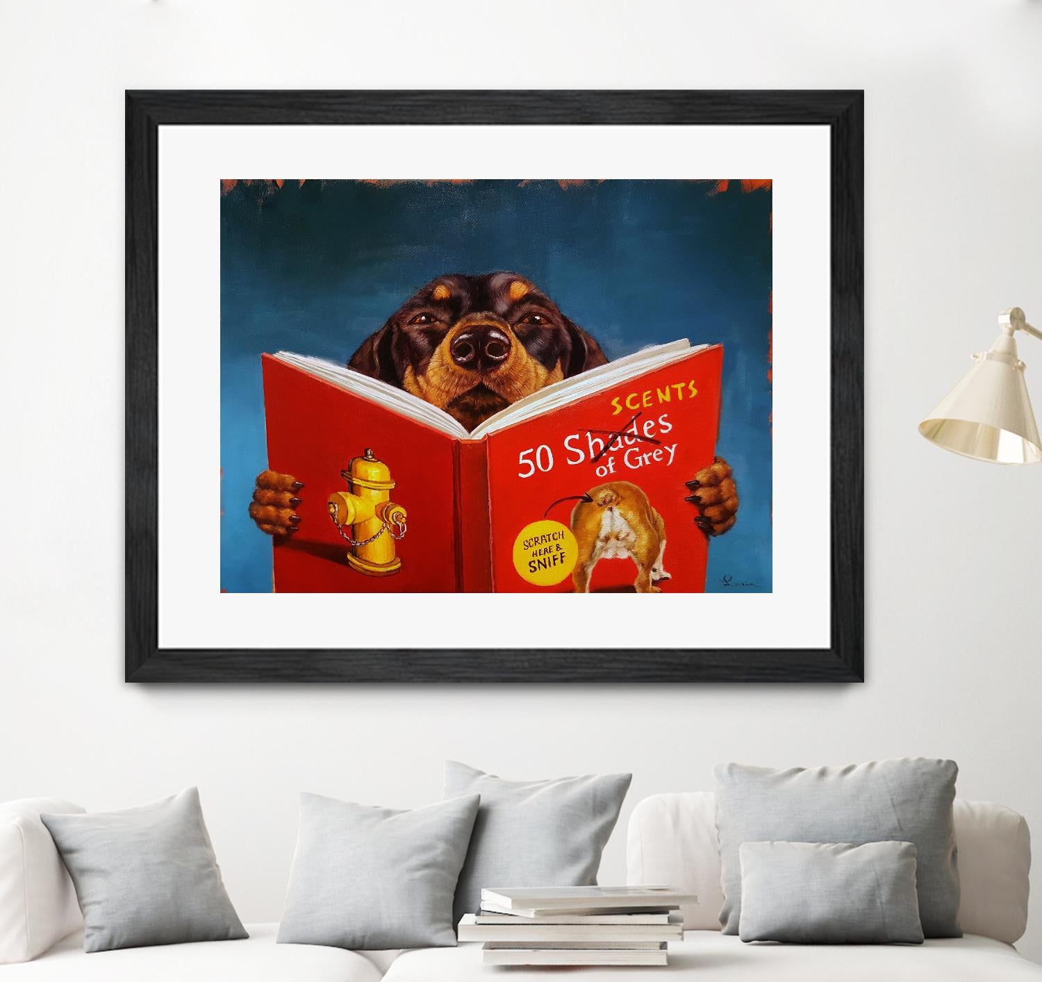 50 Scents of Grey by Lucia Heffernan on GIANT ART - multicolor urban/pop surrealism; animals