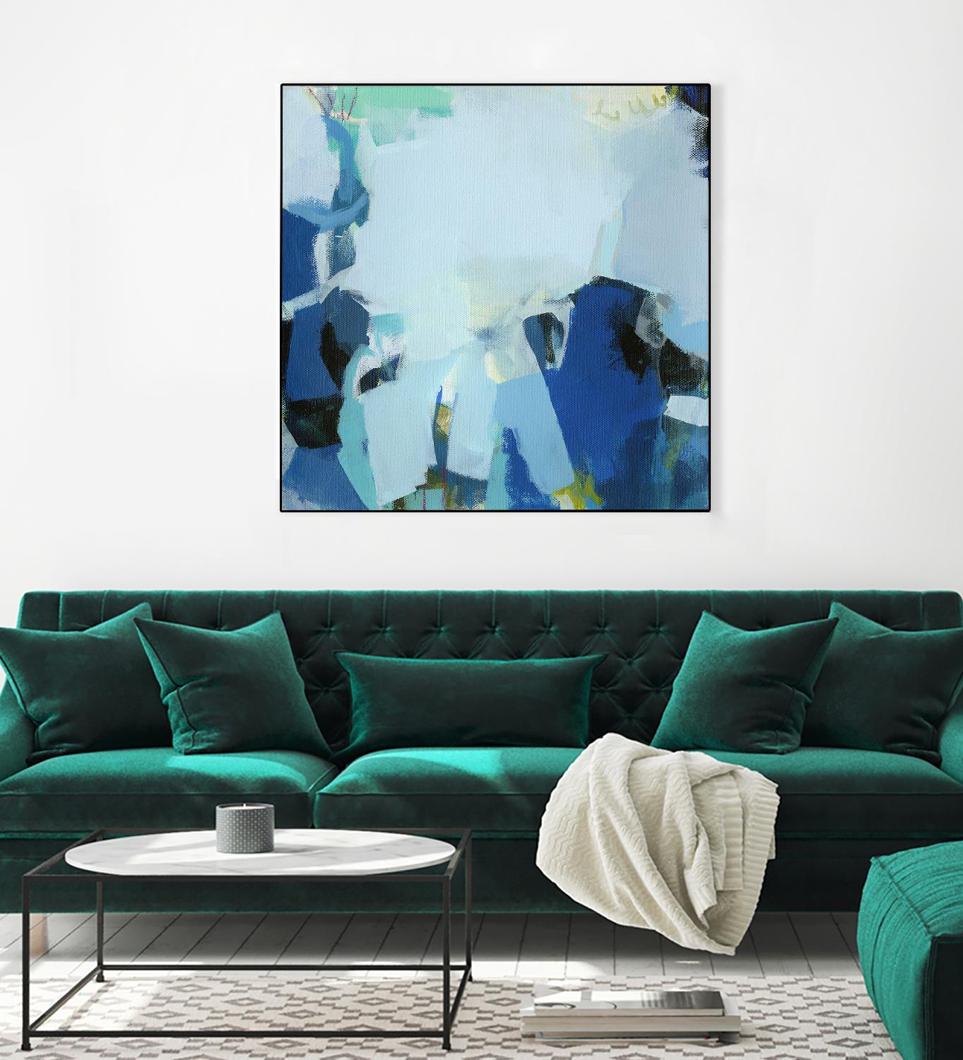 Tide Pools by Amanda Hawkins on GIANT ART - multicolor abstracts; contemporary
