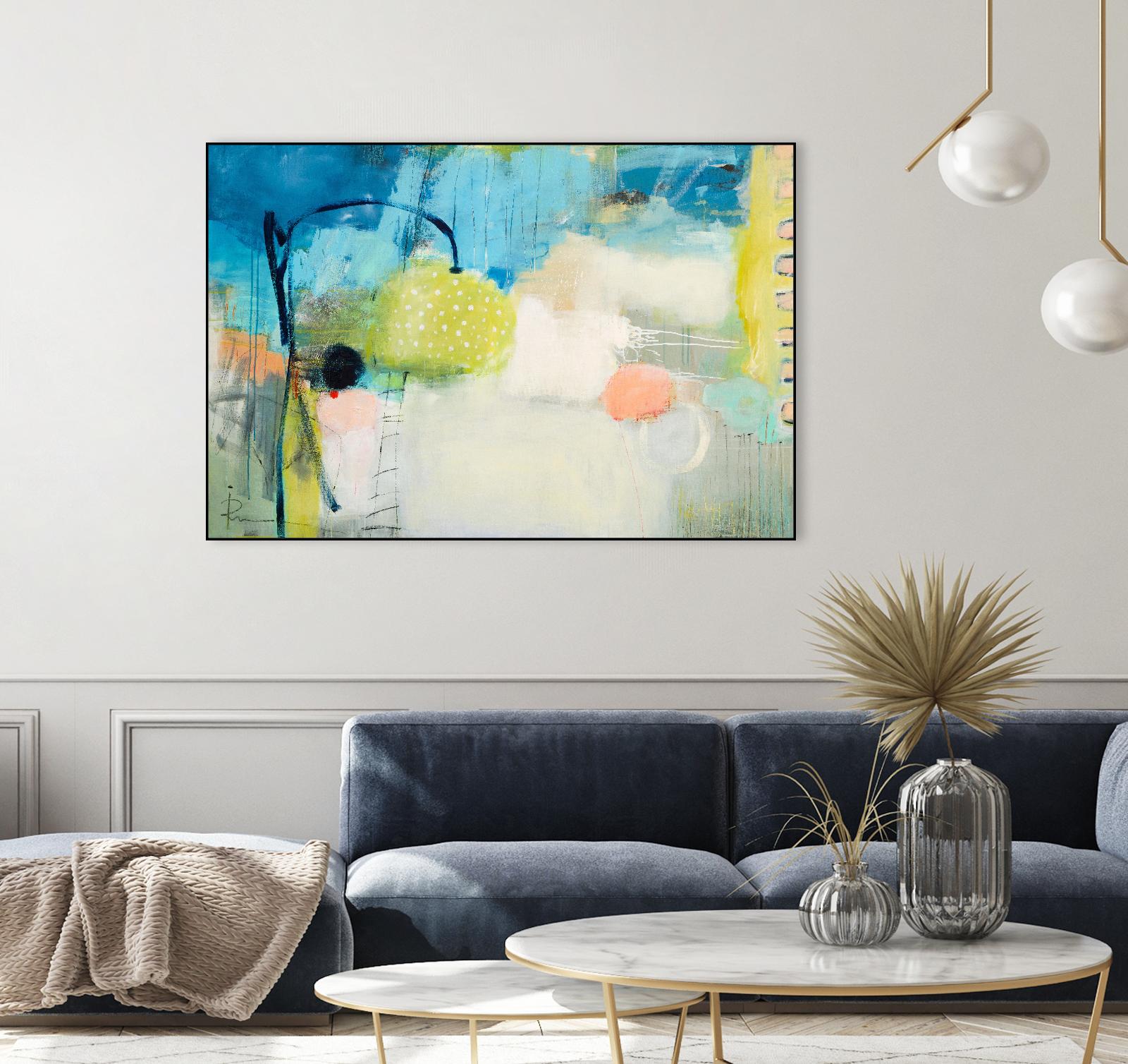 Green Summer by Ira Ivanova on GIANT ART - multicolor abstracts; contemporary