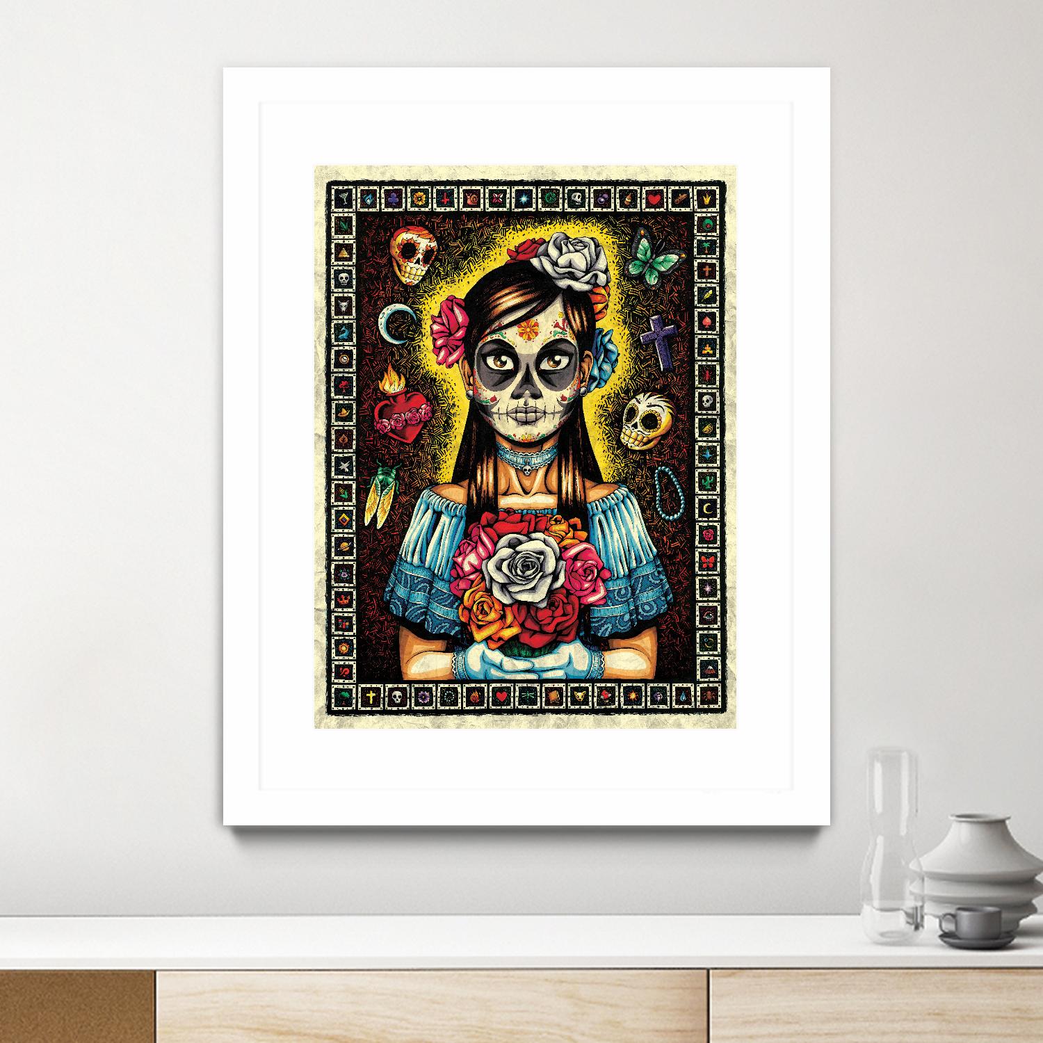 Muerta by Nicholas Ivins on GIANT ART - multicolor urban/pop surrealism; ethnic