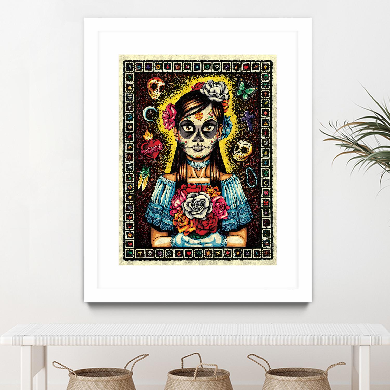 Muerta by Nicholas Ivins on GIANT ART - multicolor urban/pop surrealism; ethnic