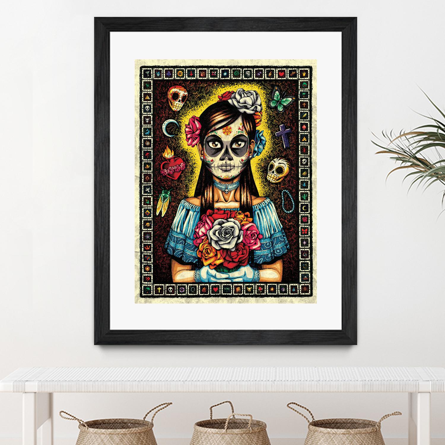 Muerta by Nicholas Ivins on GIANT ART - multicolor urban/pop surrealism; ethnic