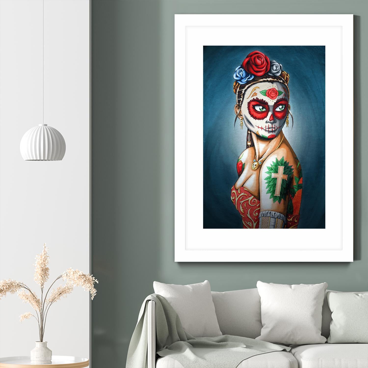 Luna by Nicholas Ivins on GIANT ART - multicolor urban/pop surrealism; ethnic